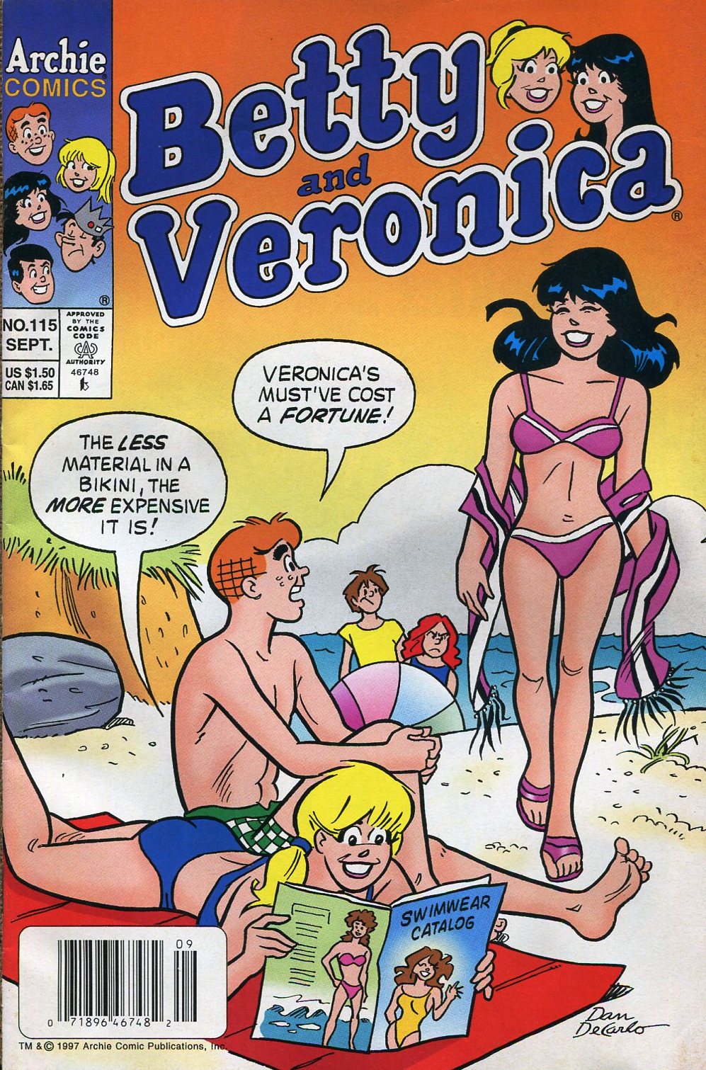 Read online Betty and Veronica (1987) comic -  Issue #115 - 1