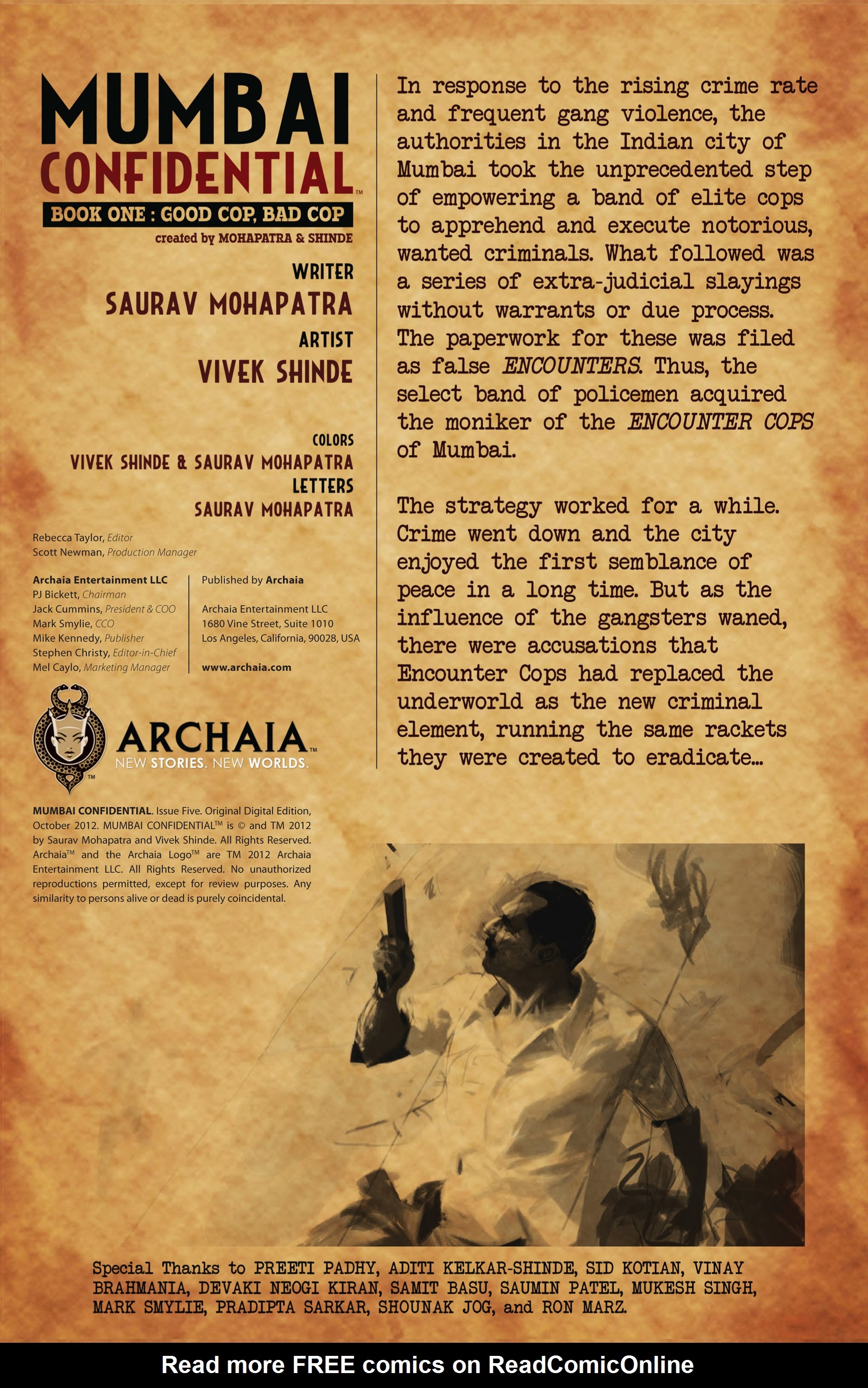 Read online Mumbai Confidential comic -  Issue #5 - 2