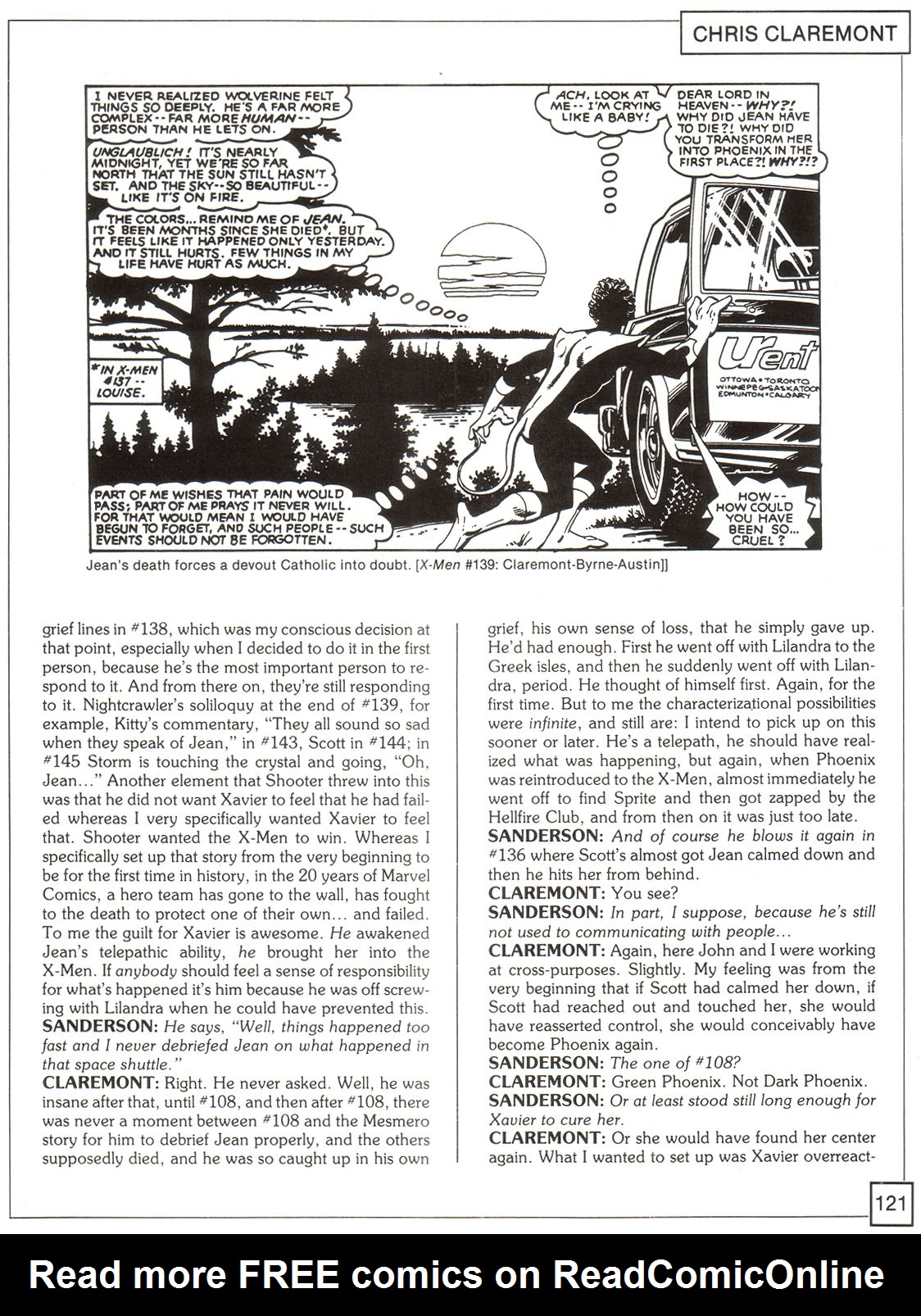 Read online The X-Men Companion comic -  Issue #1 - 121