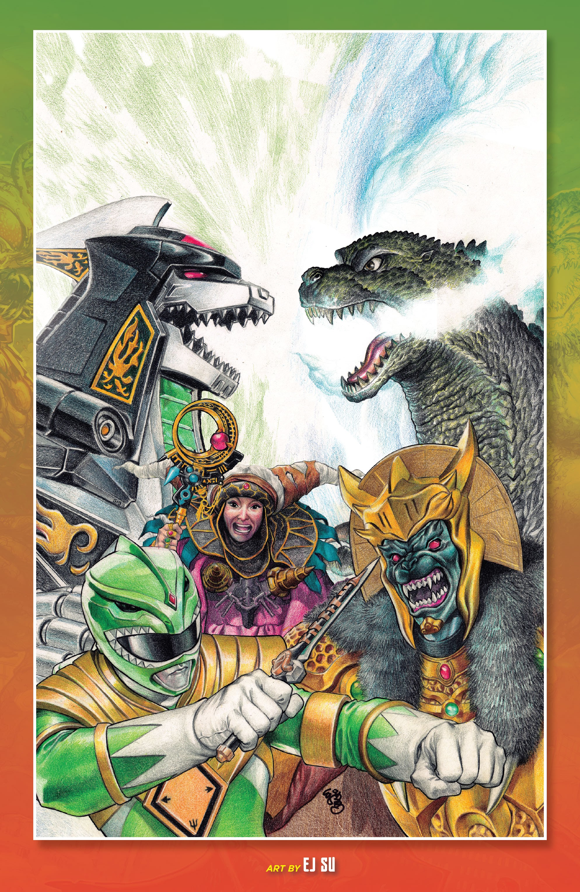 Read online Godzilla vs. The Mighty Morphin Power Rangers comic -  Issue #1 - 23