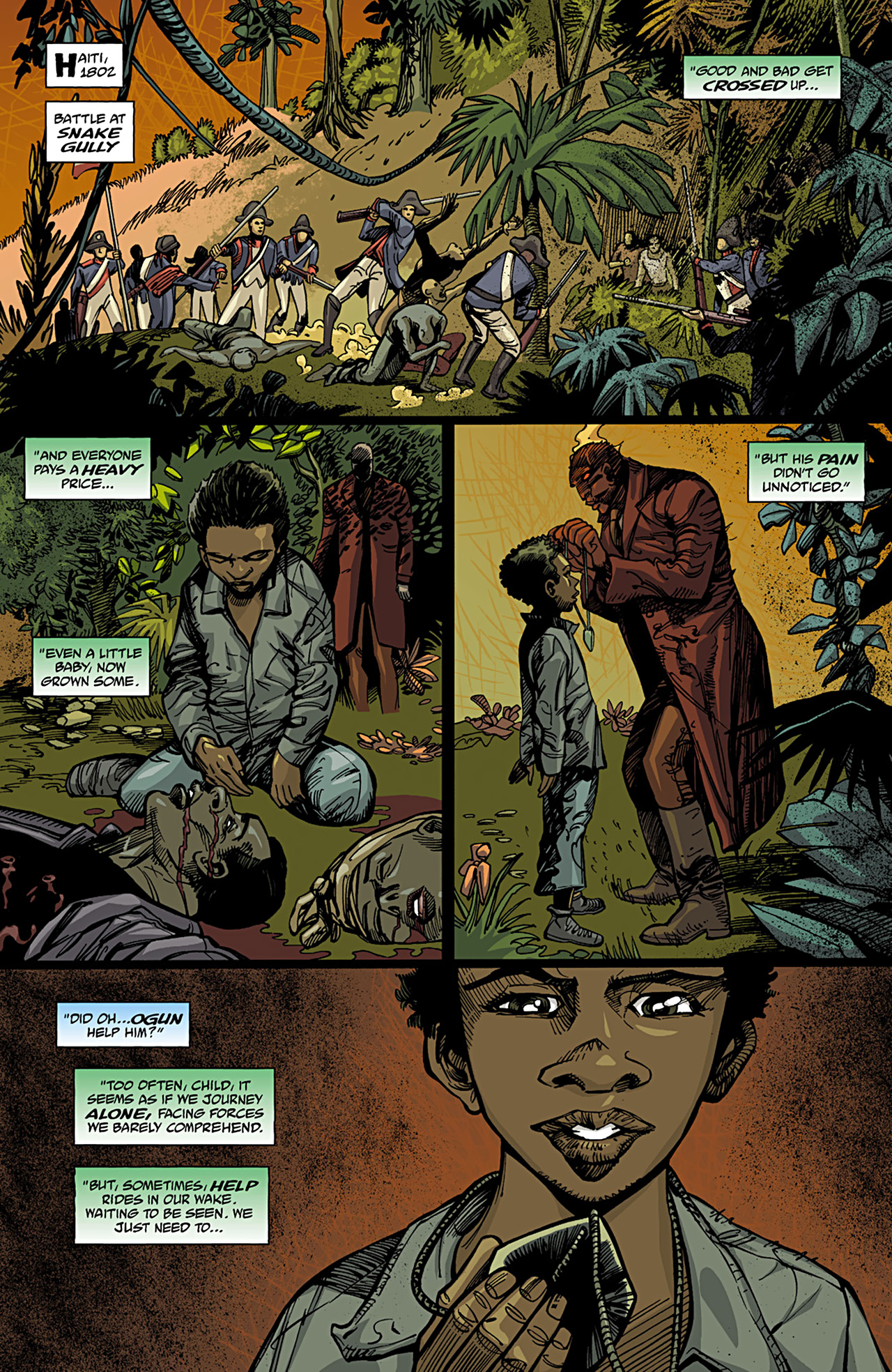 Read online Dominique Laveau: Voodoo Child comic -  Issue #5 - 7
