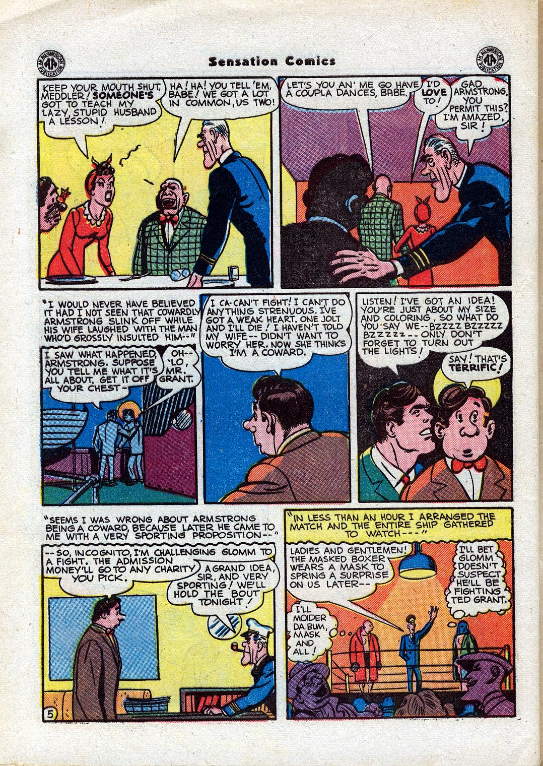 Read online Sensation (Mystery) Comics comic -  Issue #44 - 46