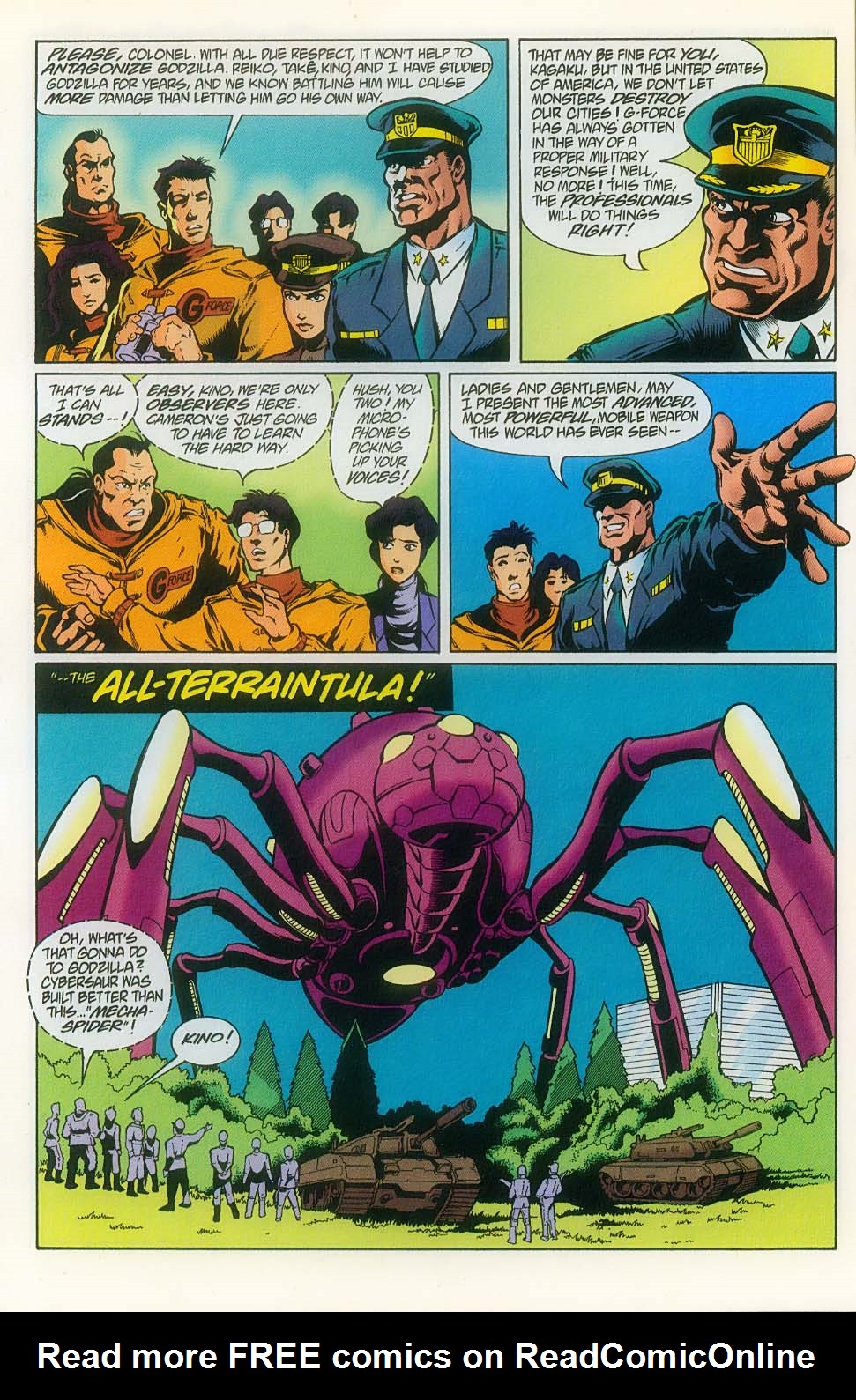 Read online Godzilla (1995) comic -  Issue #5 - 9
