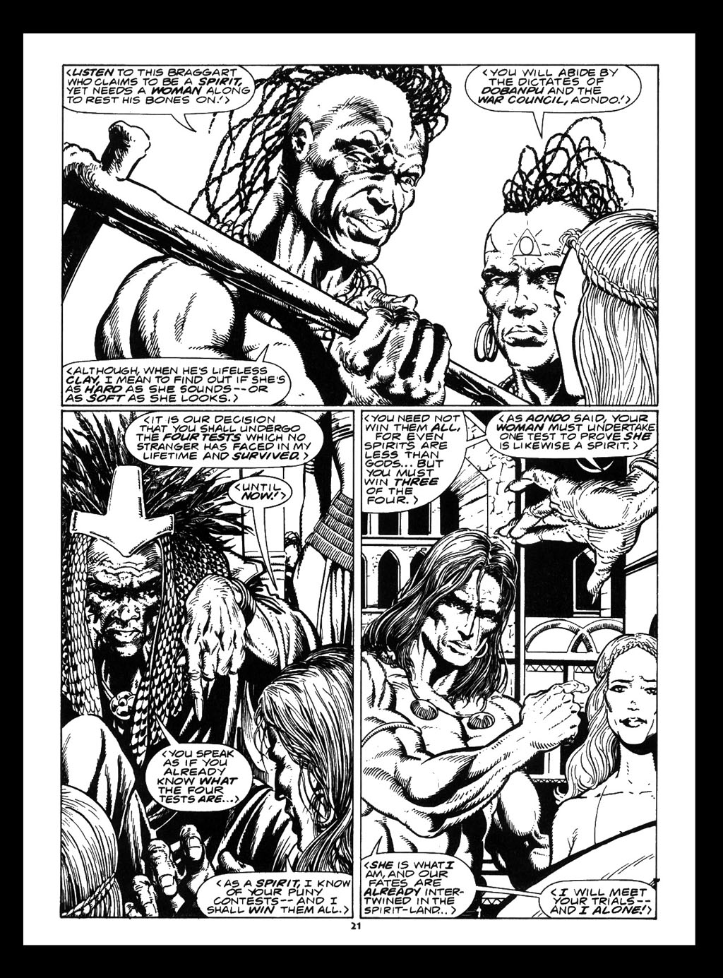 Read online The Savage Sword Of Conan comic -  Issue #212 - 23