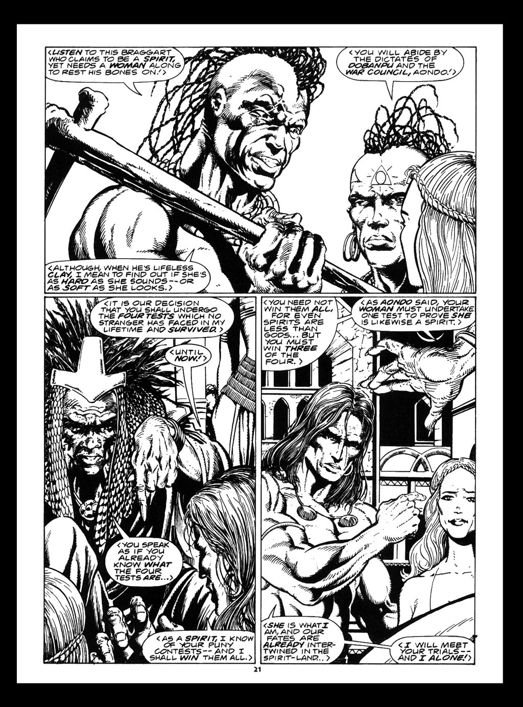 The Savage Sword Of Conan issue 212 - Page 23