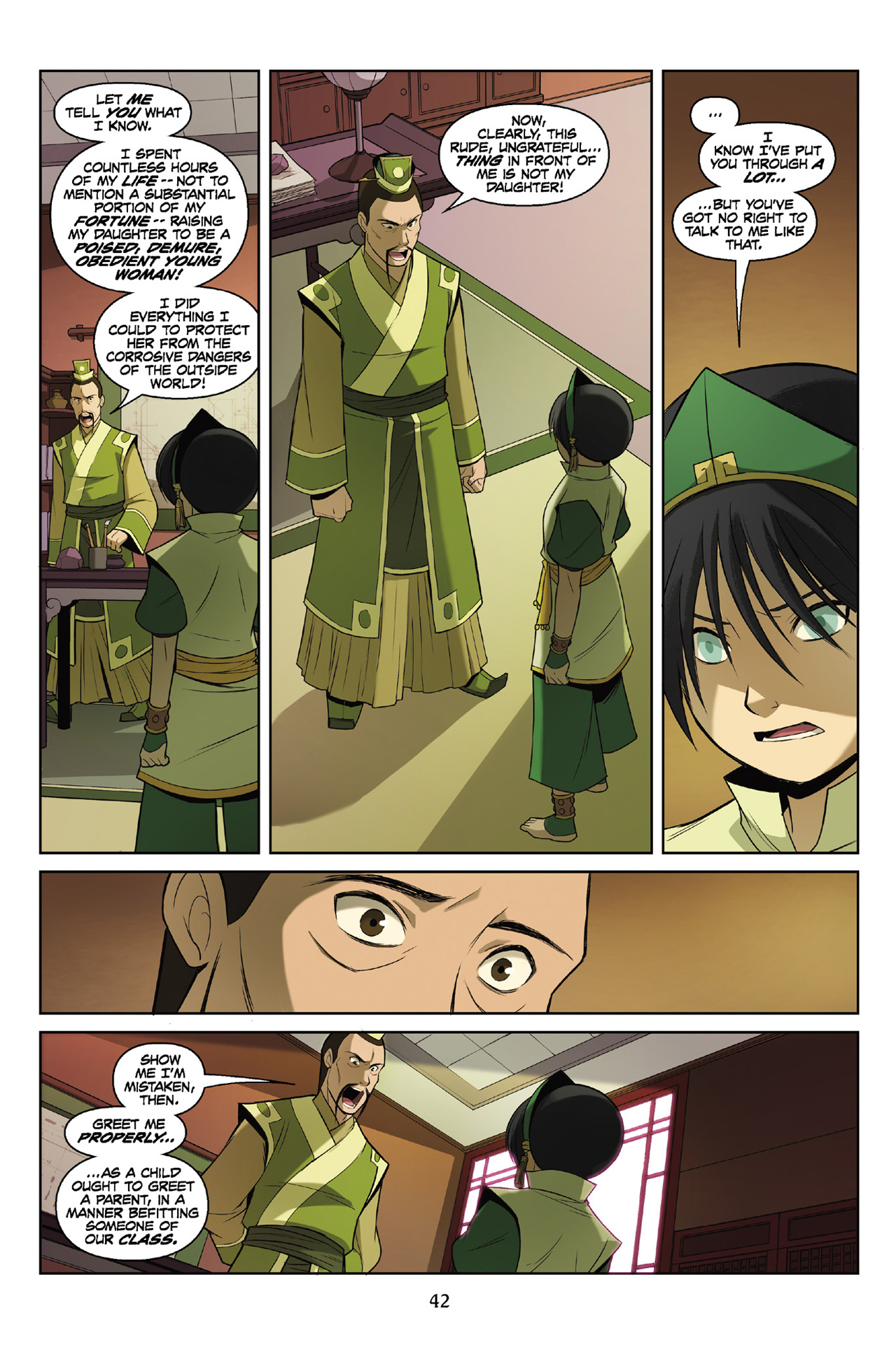 Read online Nickelodeon Avatar: The Last Airbender - The Rift comic -  Issue # Part 2 - 43