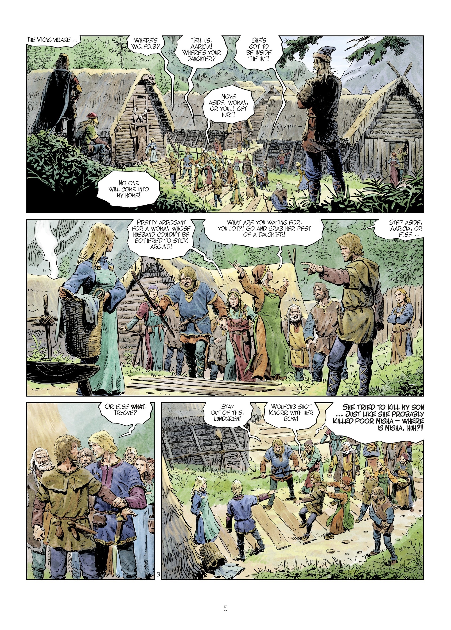 Read online The World of Thorgal: Wolfcub comic -  Issue #4 - 7