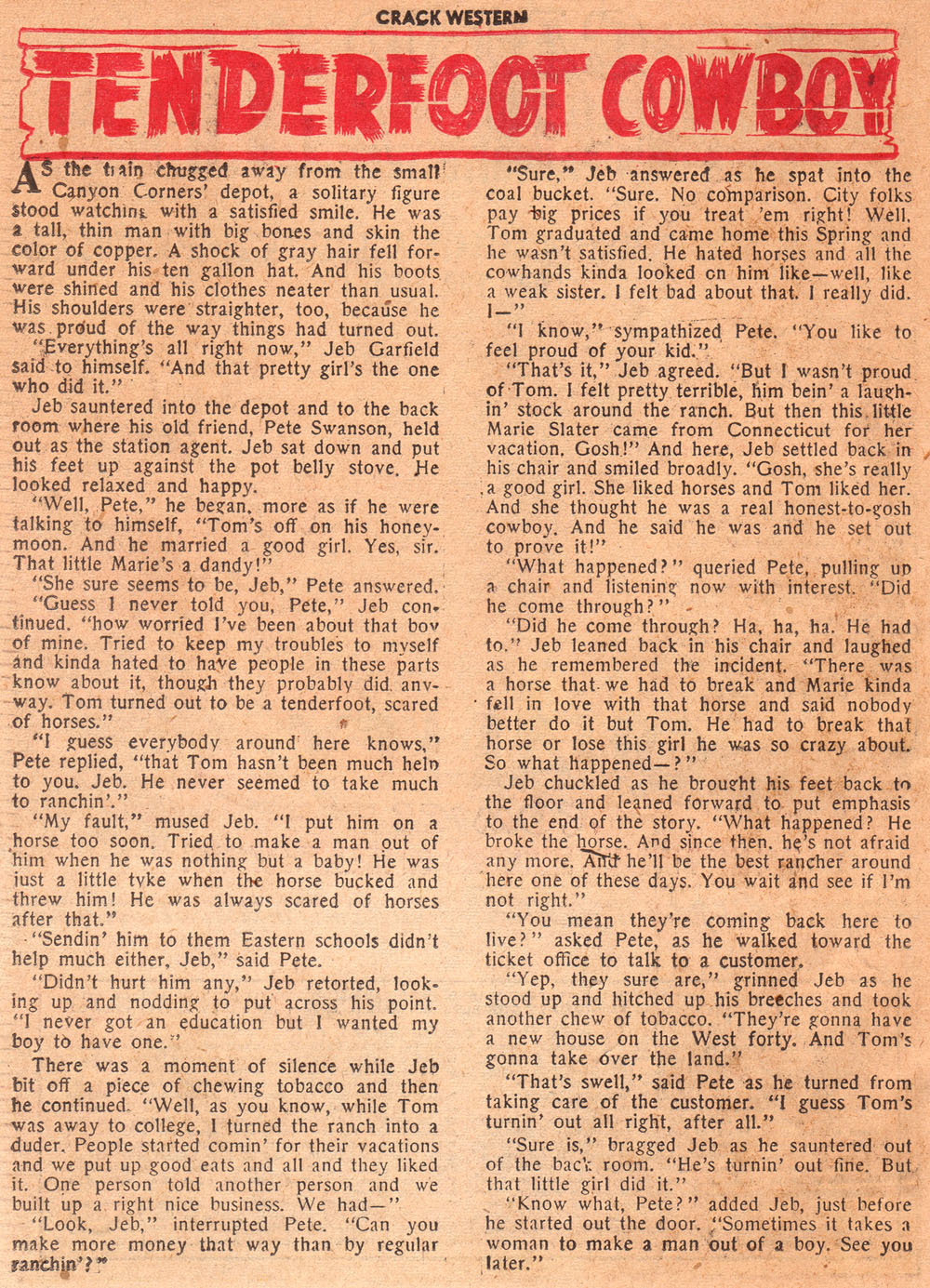 Read online Crack Western comic -  Issue #77 - 27