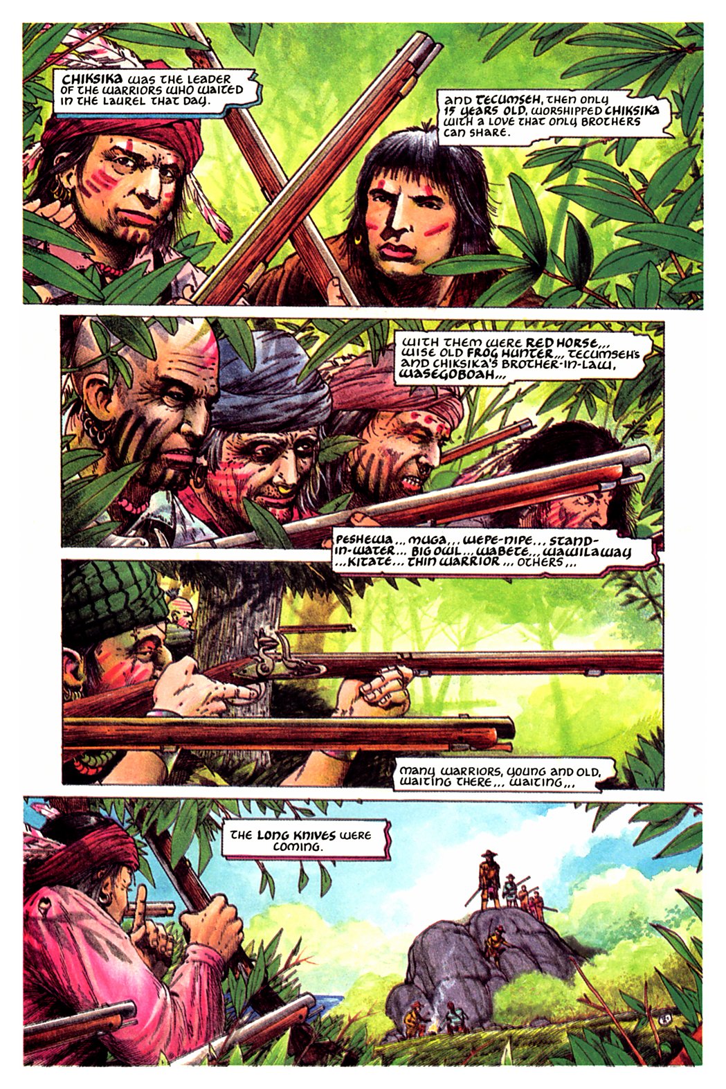 Read online Allen W. Eckert's Tecumseh! comic -  Issue # Full - 6