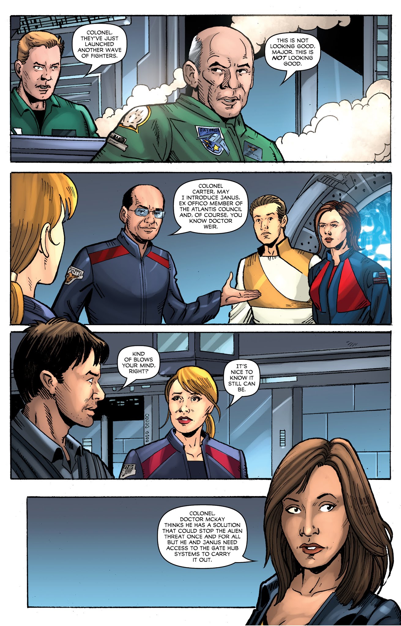 Read online Stargate Atlantis: Singularity comic -  Issue #3 - 12