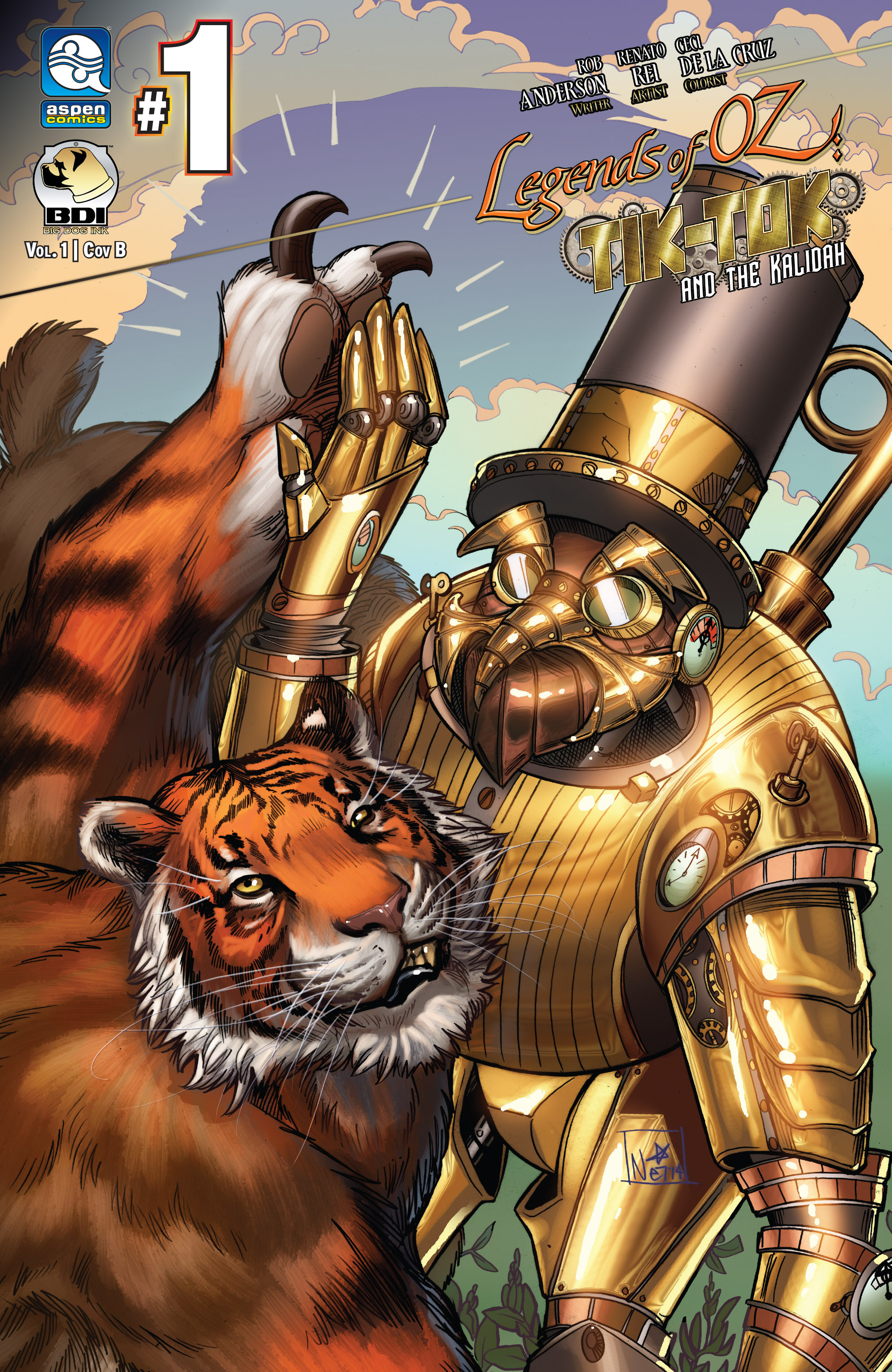 Read online Legends of Oz: Tik-Tok and the Kalidah comic -  Issue #1 - 2