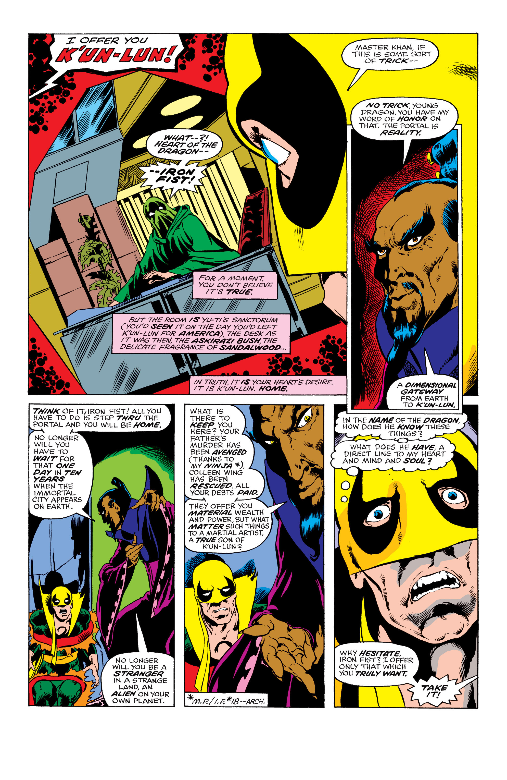 Read online Iron Fist (1975) comic -  Issue #7 - 14