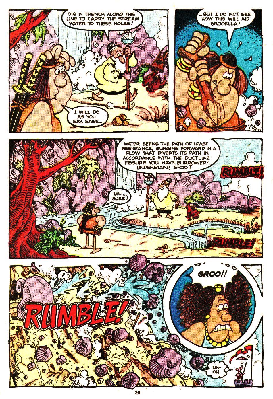 Read online Sergio Aragonés Groo the Wanderer comic -  Issue #20 - 20