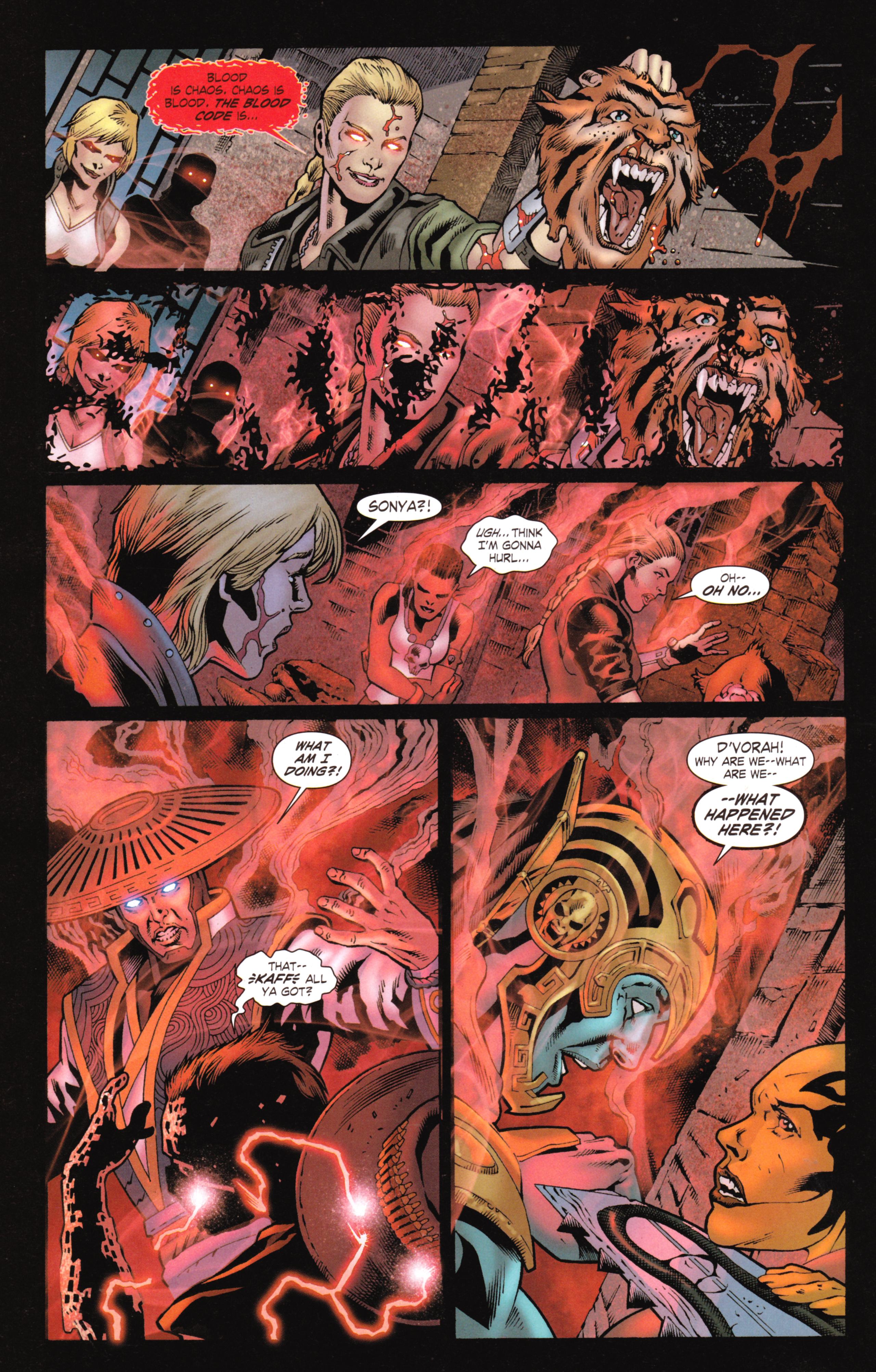 Read online Mortal Kombat X [II] comic -  Issue #11 - 30