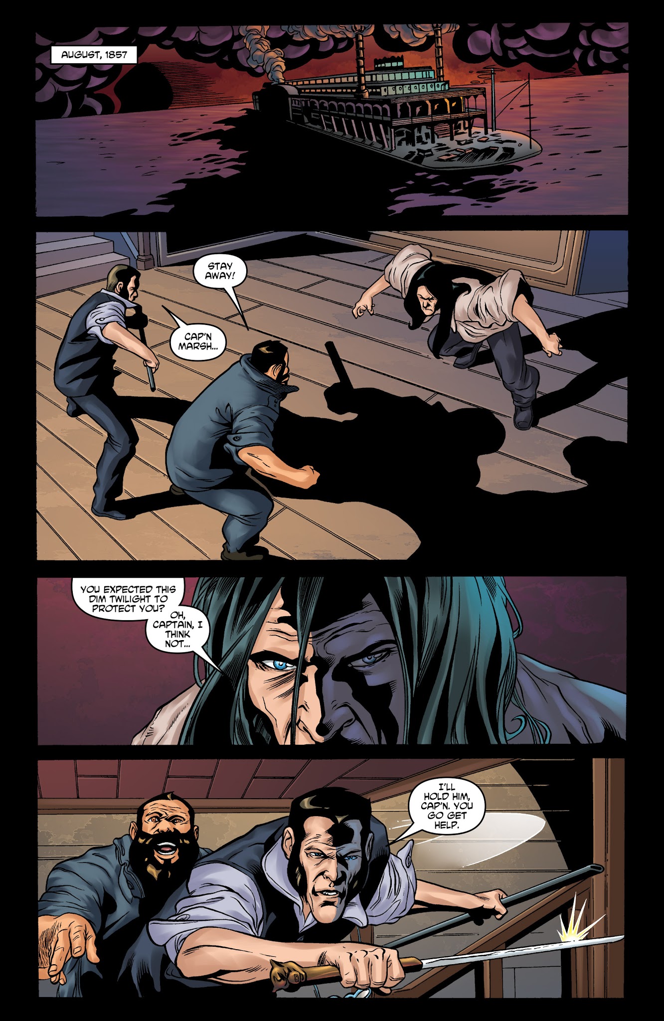 Read online George R.R. Martin's Fevre Dream comic -  Issue #7 - 2