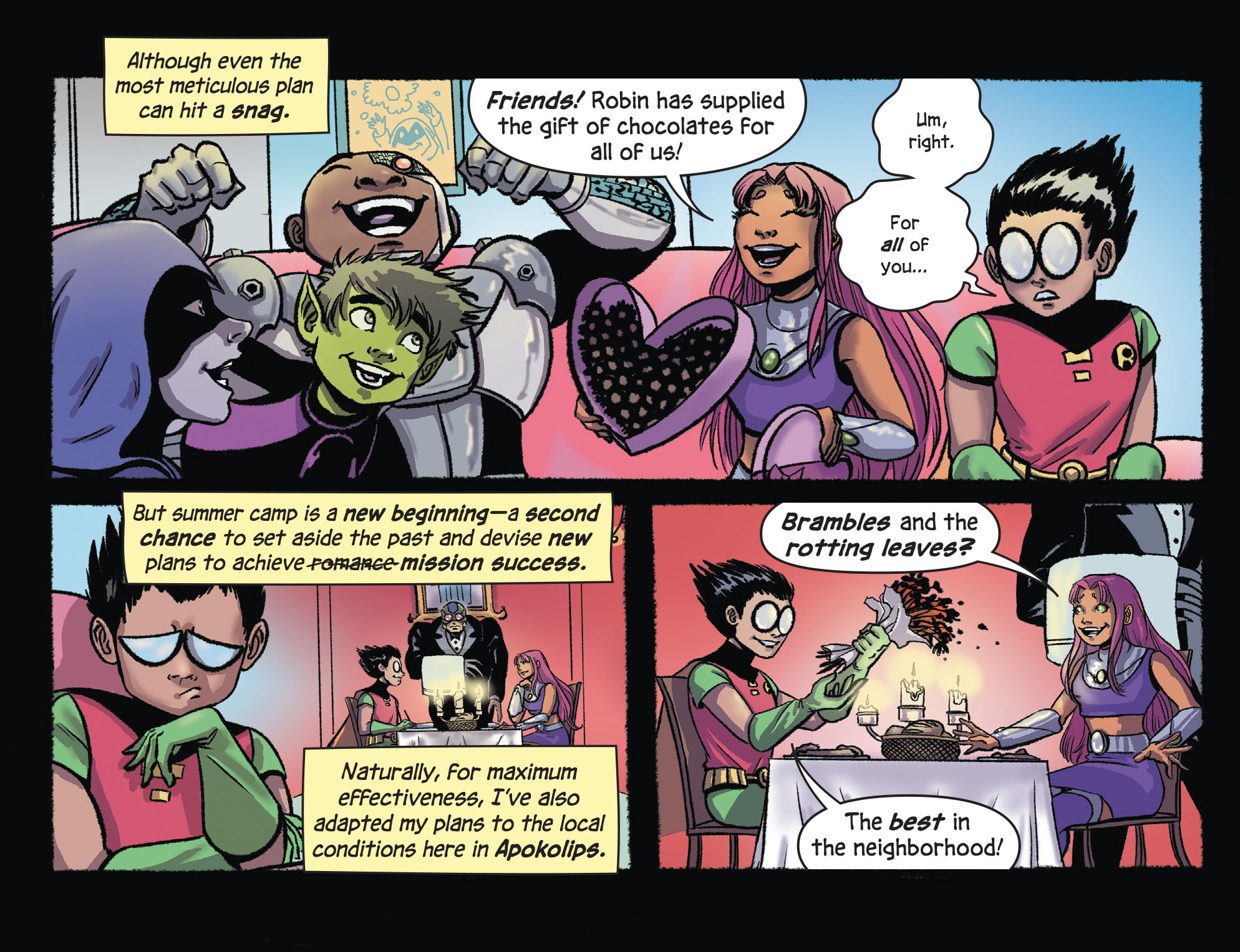 Read online Teen Titans Go! To Camp comic -  Issue #8 - 7