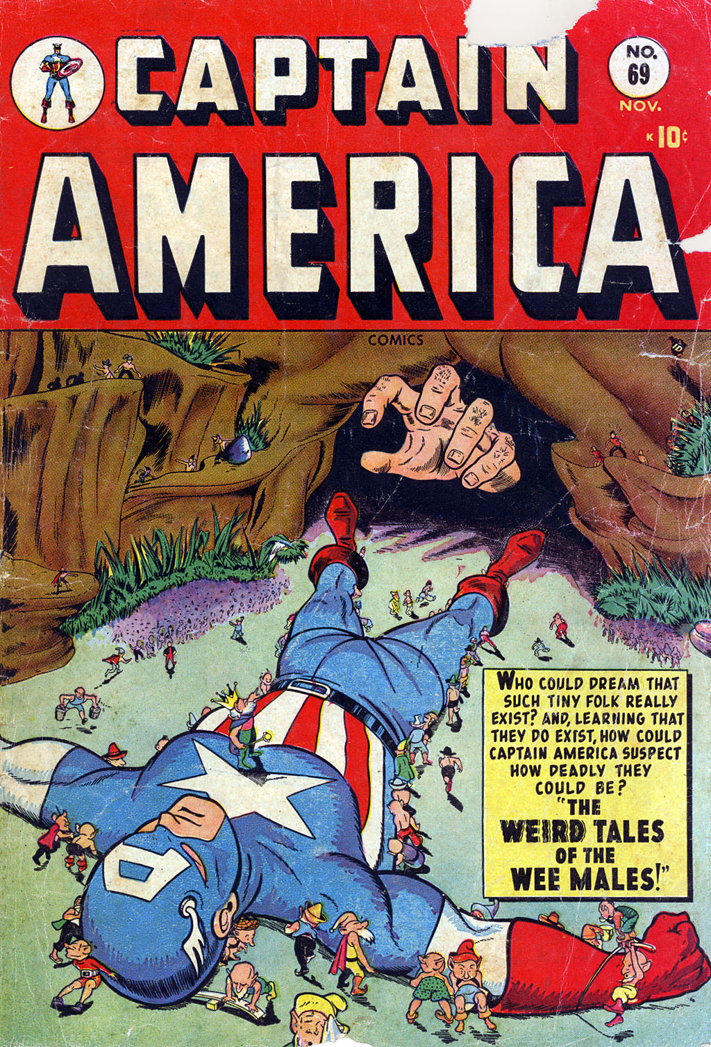 Read online Captain America Comics comic -  Issue #69 - 1