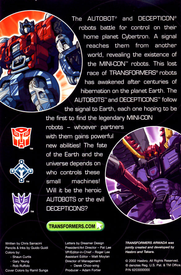 Read online Transformers Armada Mini-Comics comic -  Issue #3 - 2