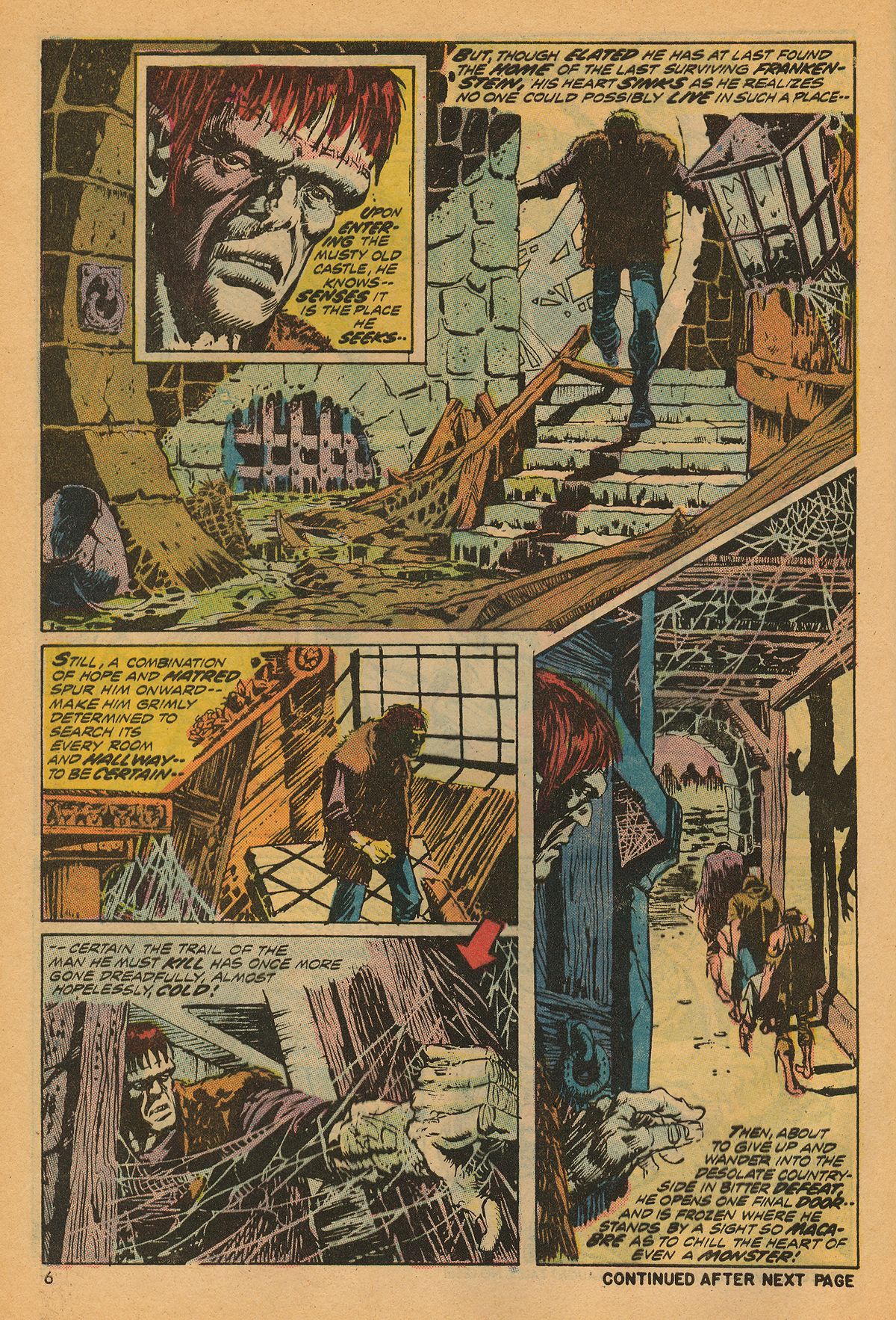 Read online Frankenstein (1973) comic -  Issue #6 - 7