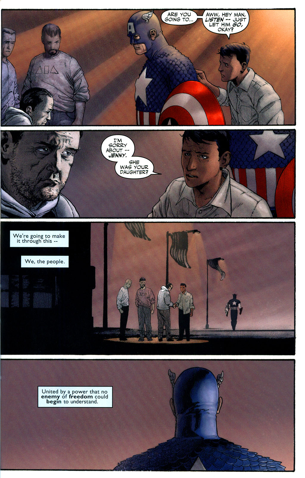 Read online Captain America: Red, White & Blue comic -  Issue # TPB - 174