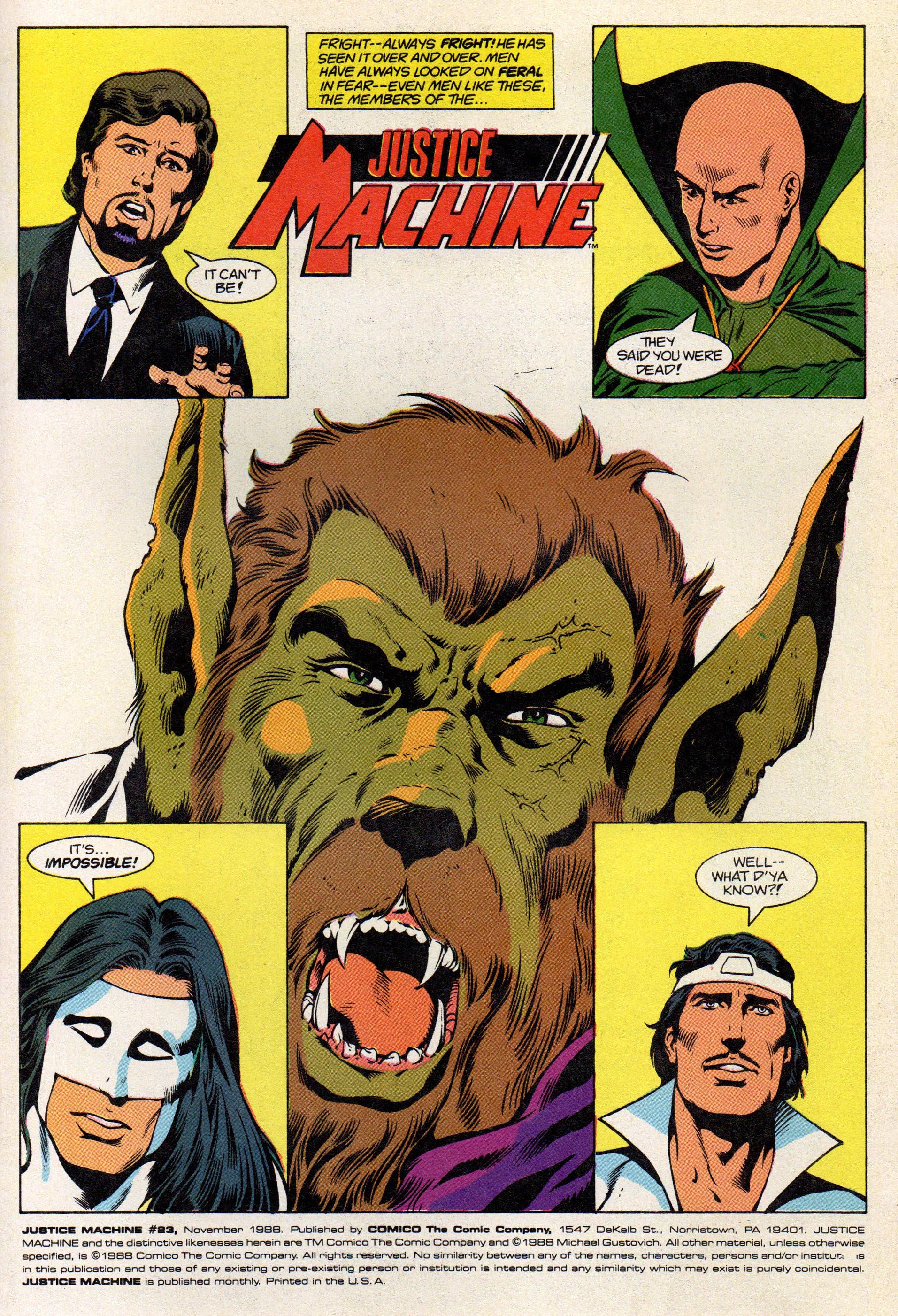 Read online Justice Machine comic -  Issue #23 - 3