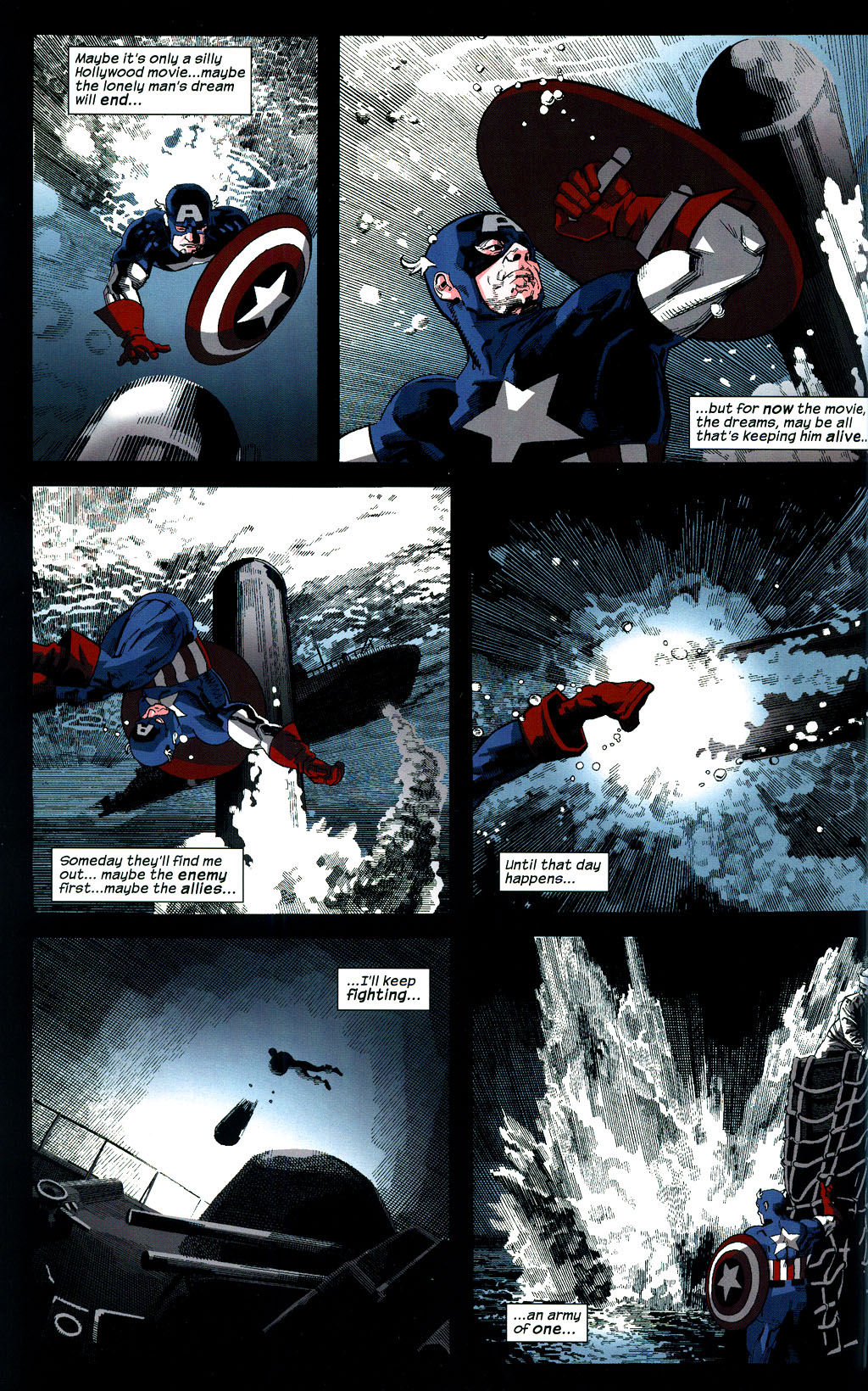 Read online Captain America: Red, White & Blue comic -  Issue # TPB - 21