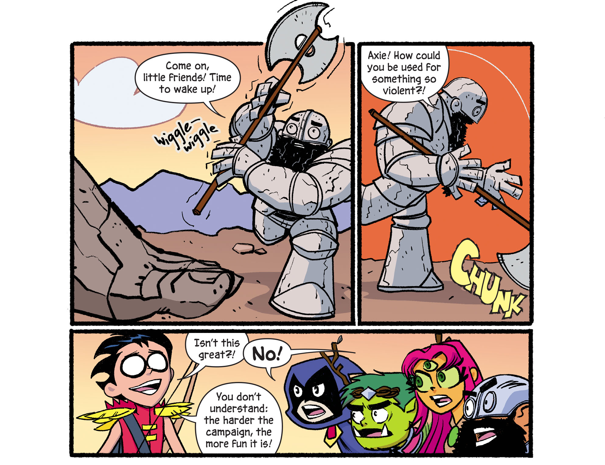Read online Teen Titans Go! Roll With It! comic -  Issue #5 - 16
