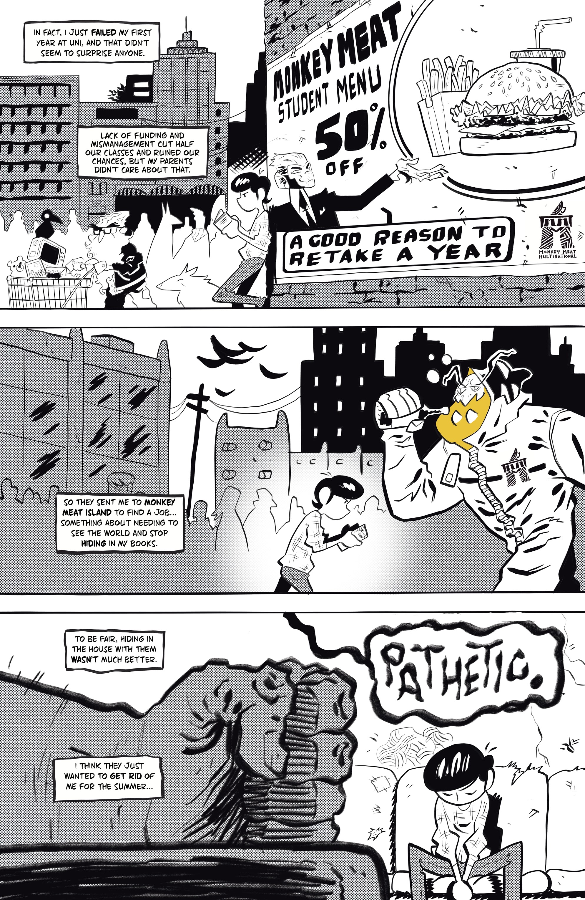Read online Monkey Meat comic -  Issue #2 - 5