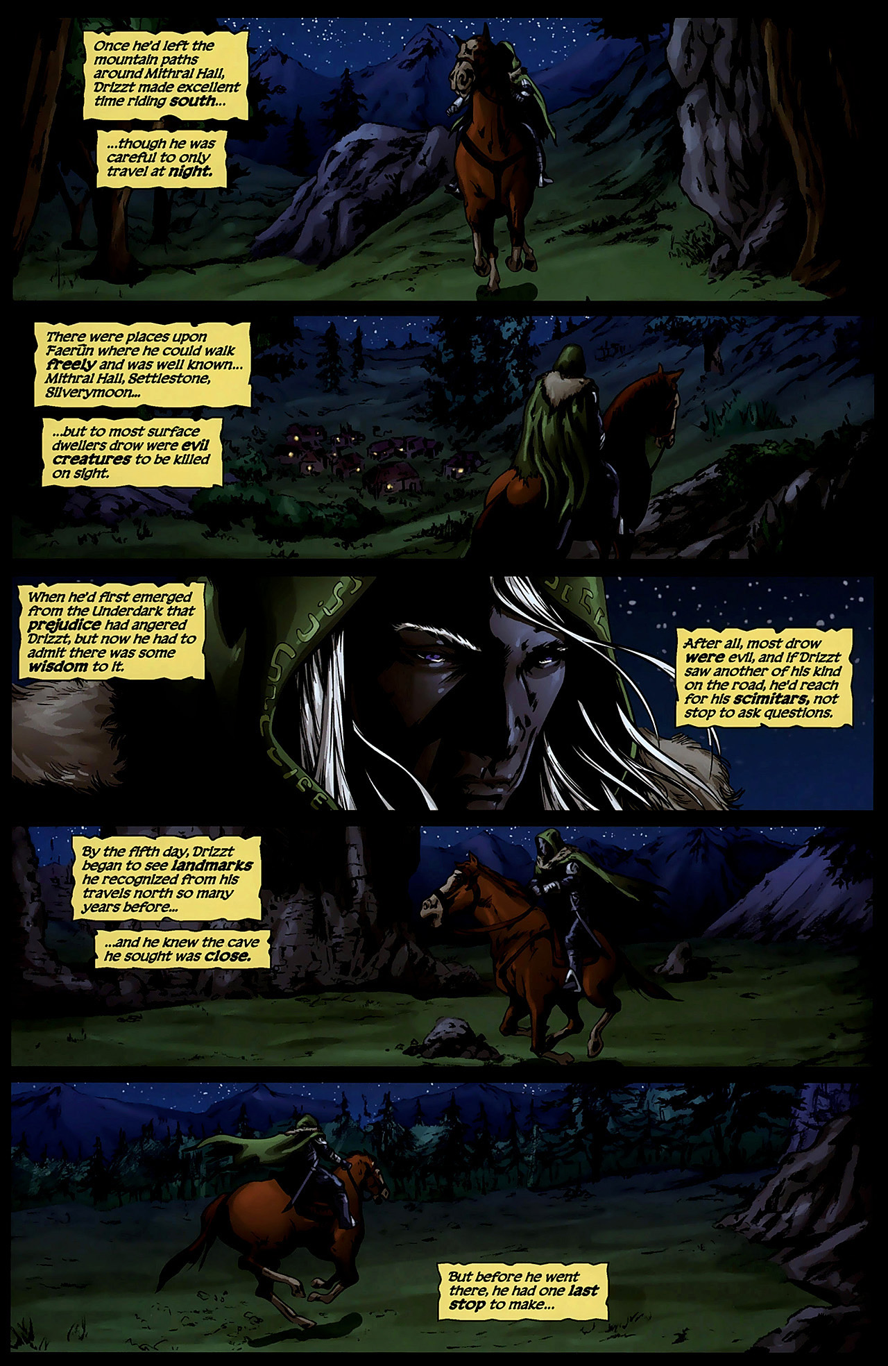 Read online Forgotten Realms: Starless Night comic -  Issue # Full - 28