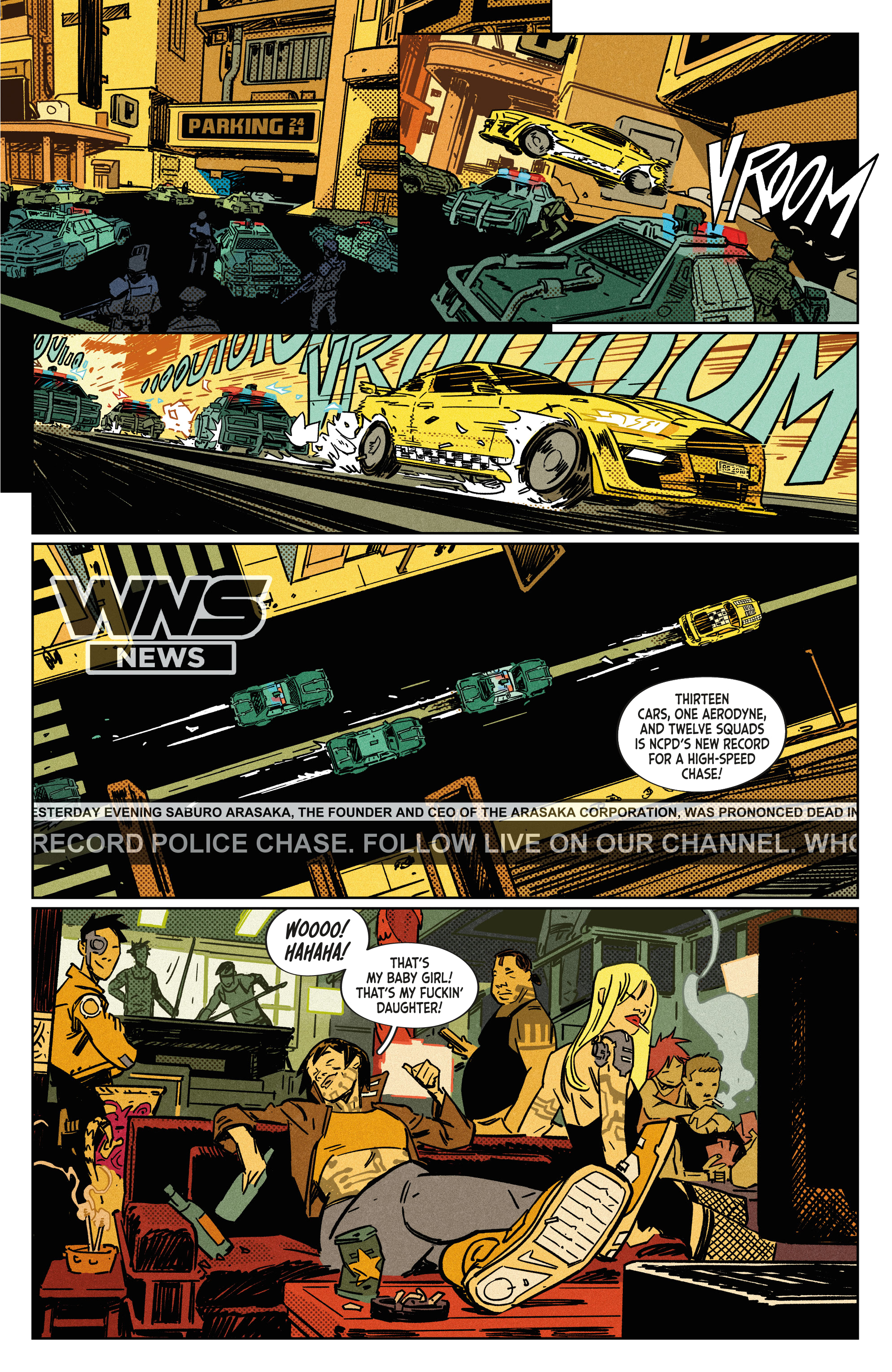 Read online Cyberpunk 2077: Blackout comic -  Issue #4 - 11