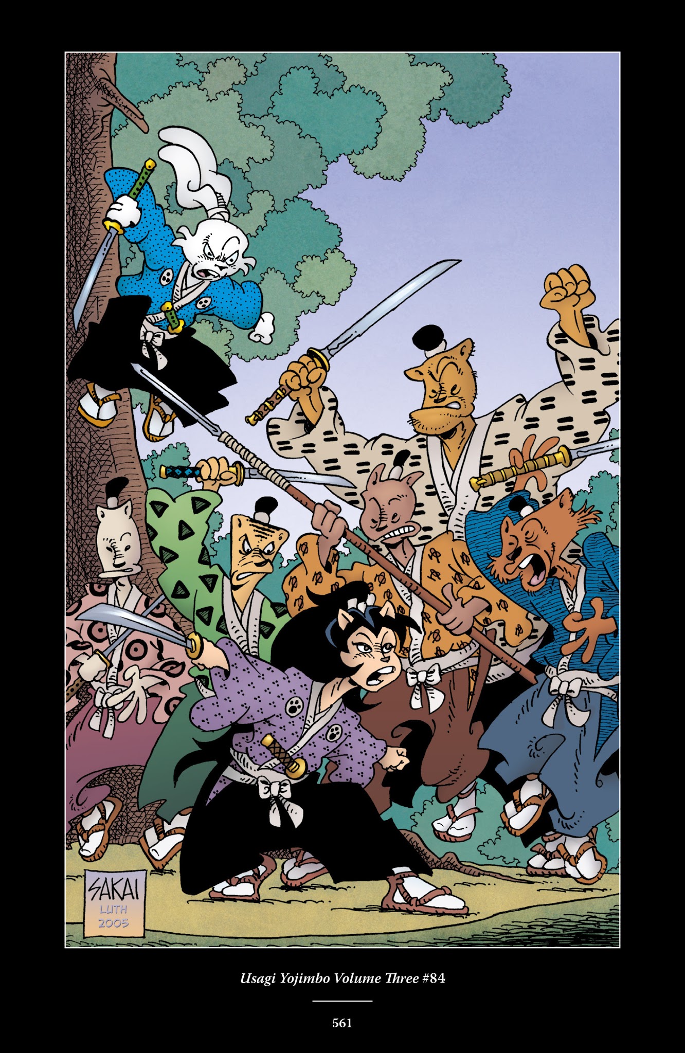Read online The Usagi Yojimbo Saga comic -  Issue # TPB 5 - 554