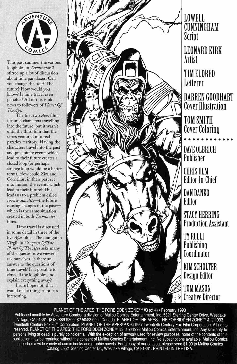 Read online Planet of the Apes: The Forbidden Zone comic -  Issue #3 - 2