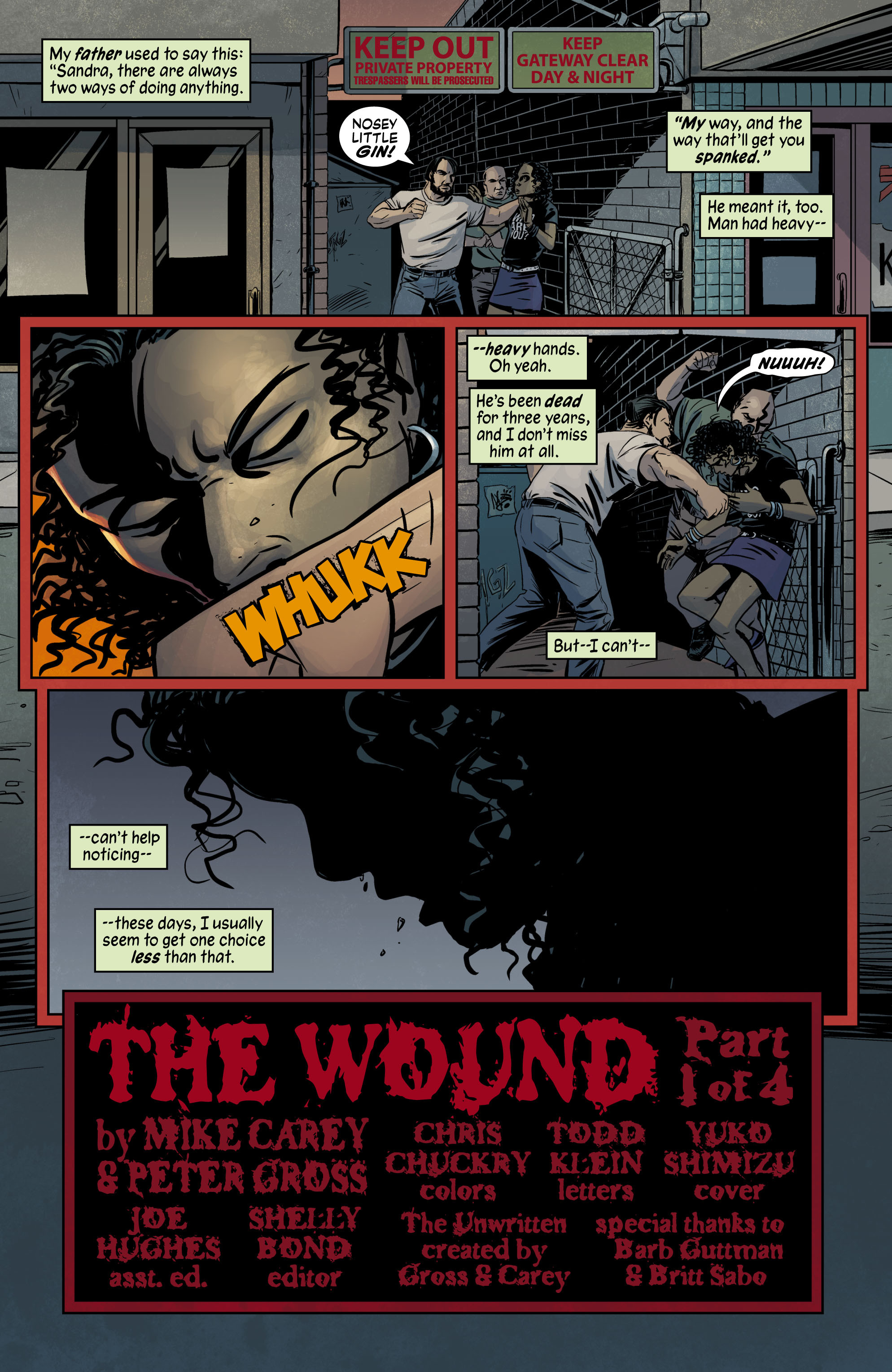 Read online The Unwritten comic -  Issue #37 - 2