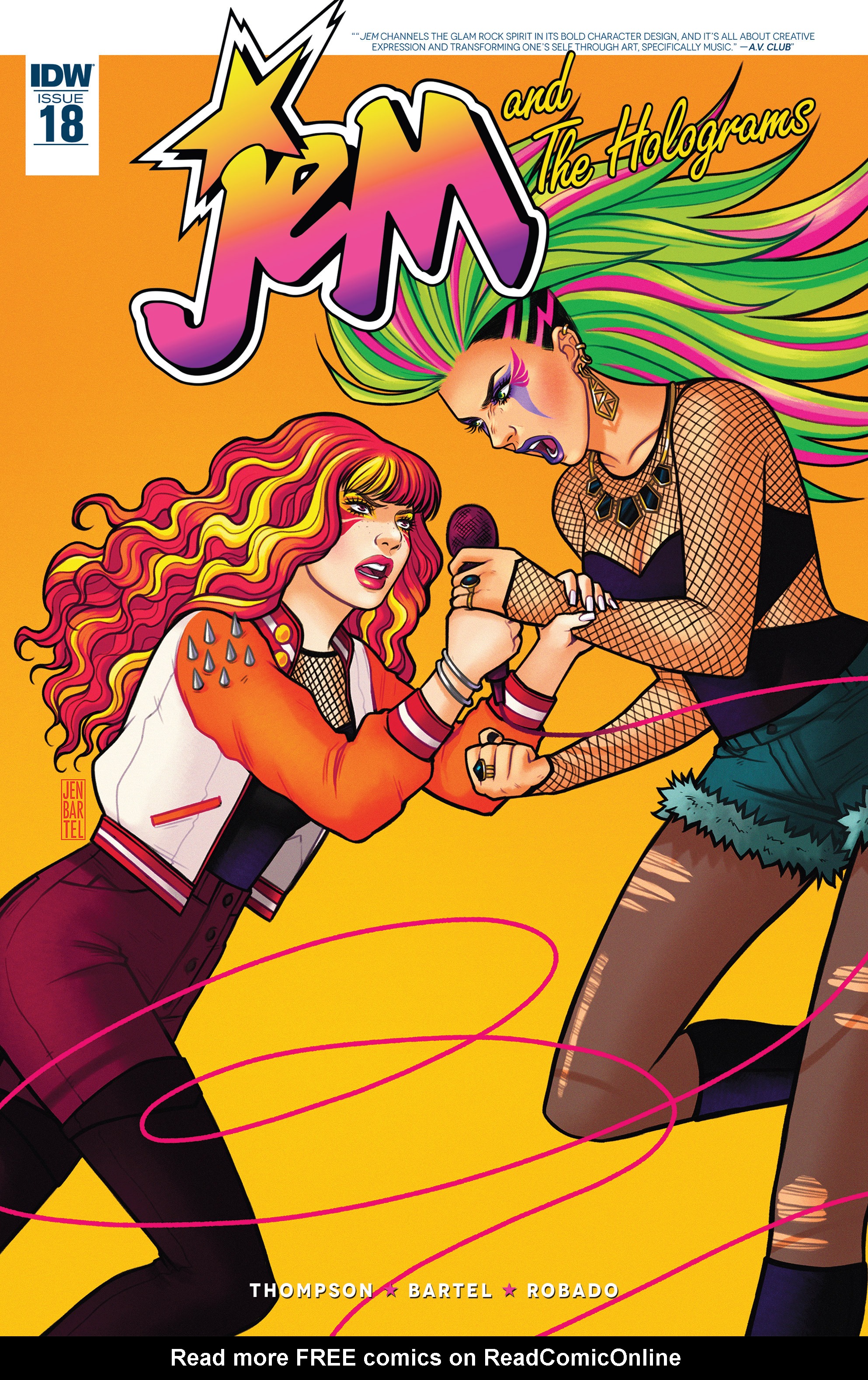 Read online Jem and The Holograms comic -  Issue #18 - 1