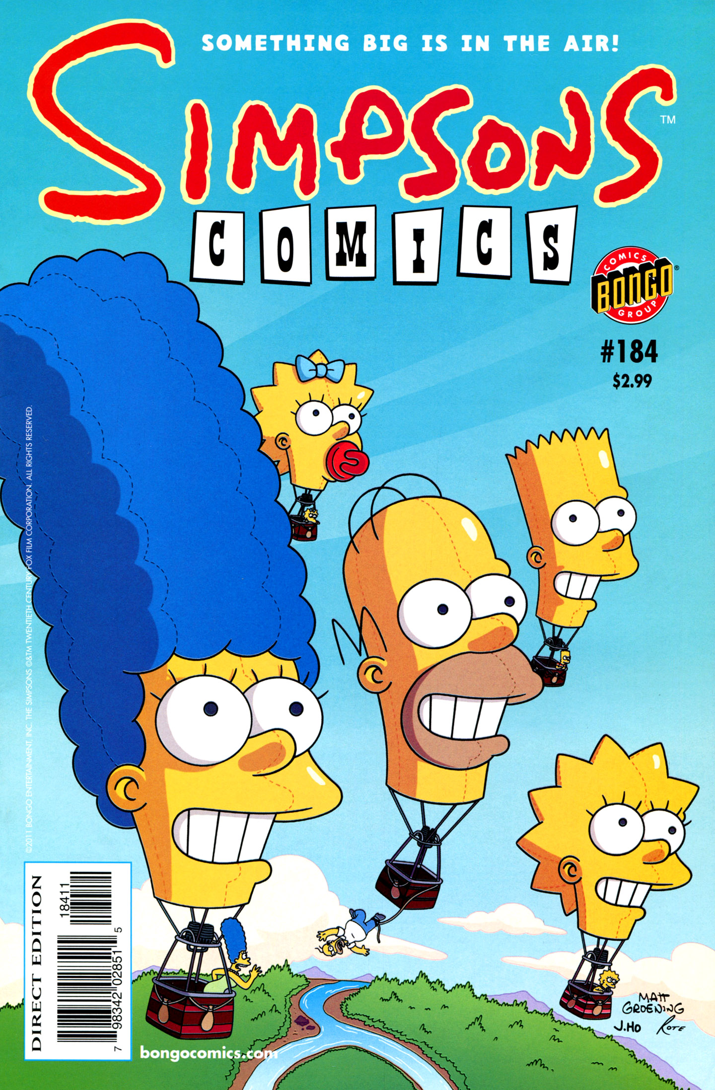 Read online Simpsons Comics comic -  Issue #184 - 1