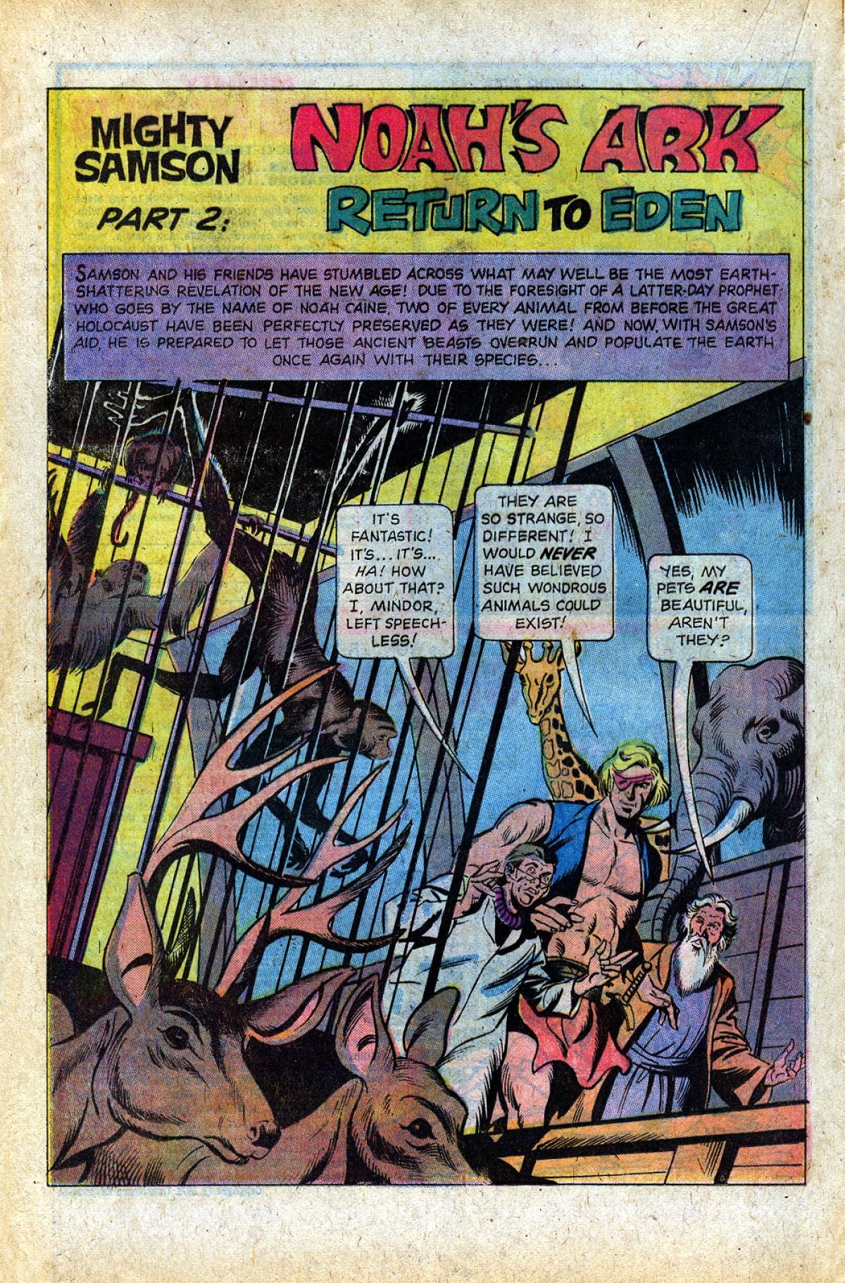 Read online Mighty Samson (1964) comic -  Issue #27 - 20