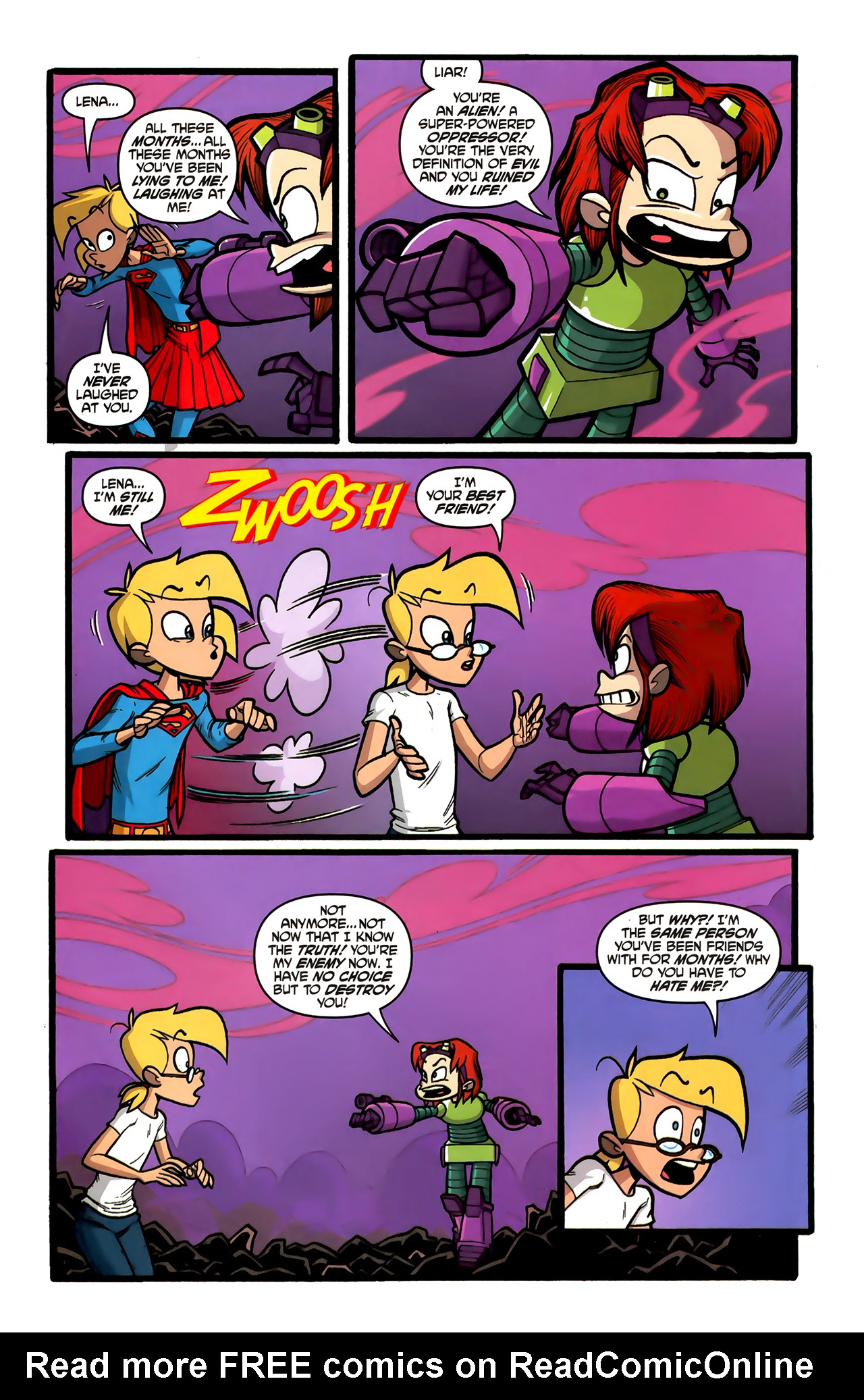 Read online Supergirl: Cosmic Adventures in the 8th Grade comic -  Issue #4 - 20