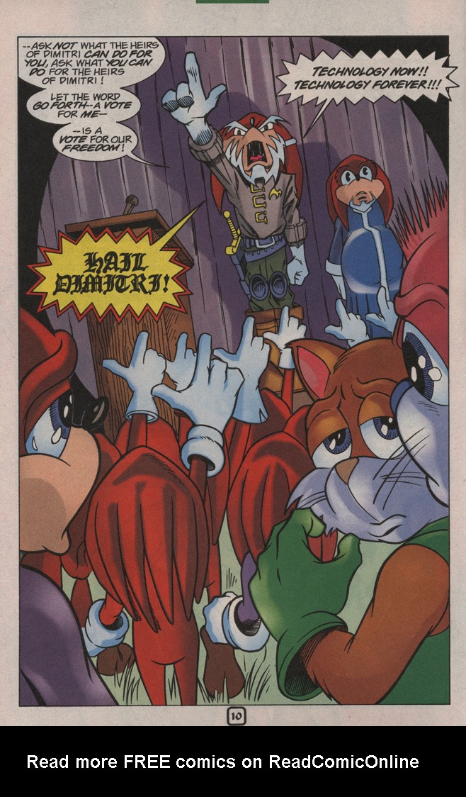 Read online Knuckles the Echidna comic -  Issue #23 - 14