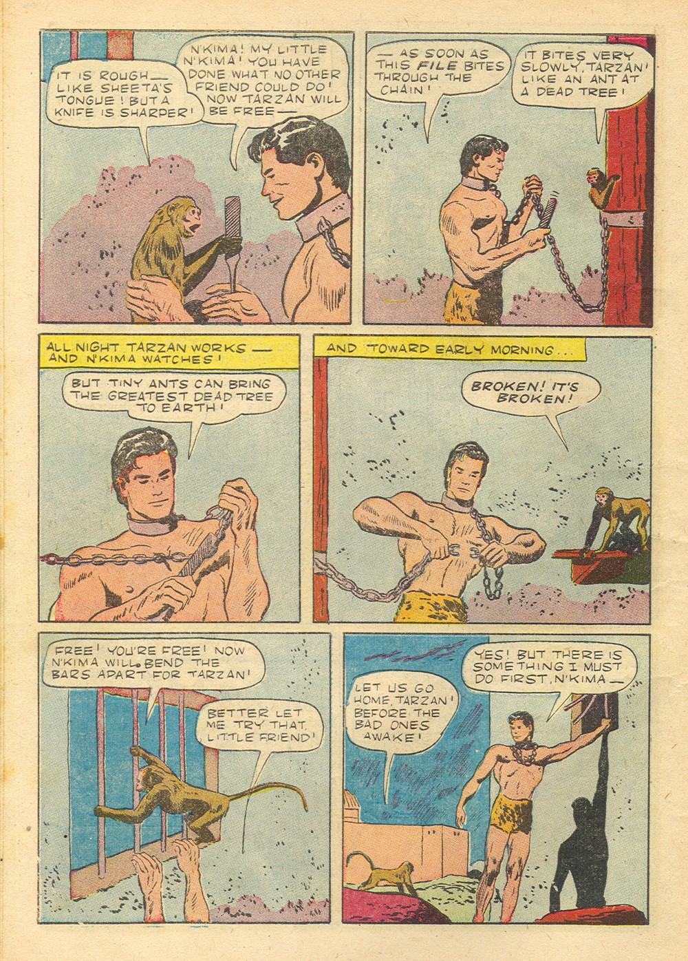 Read online Tarzan (1948) comic -  Issue #23 - 12