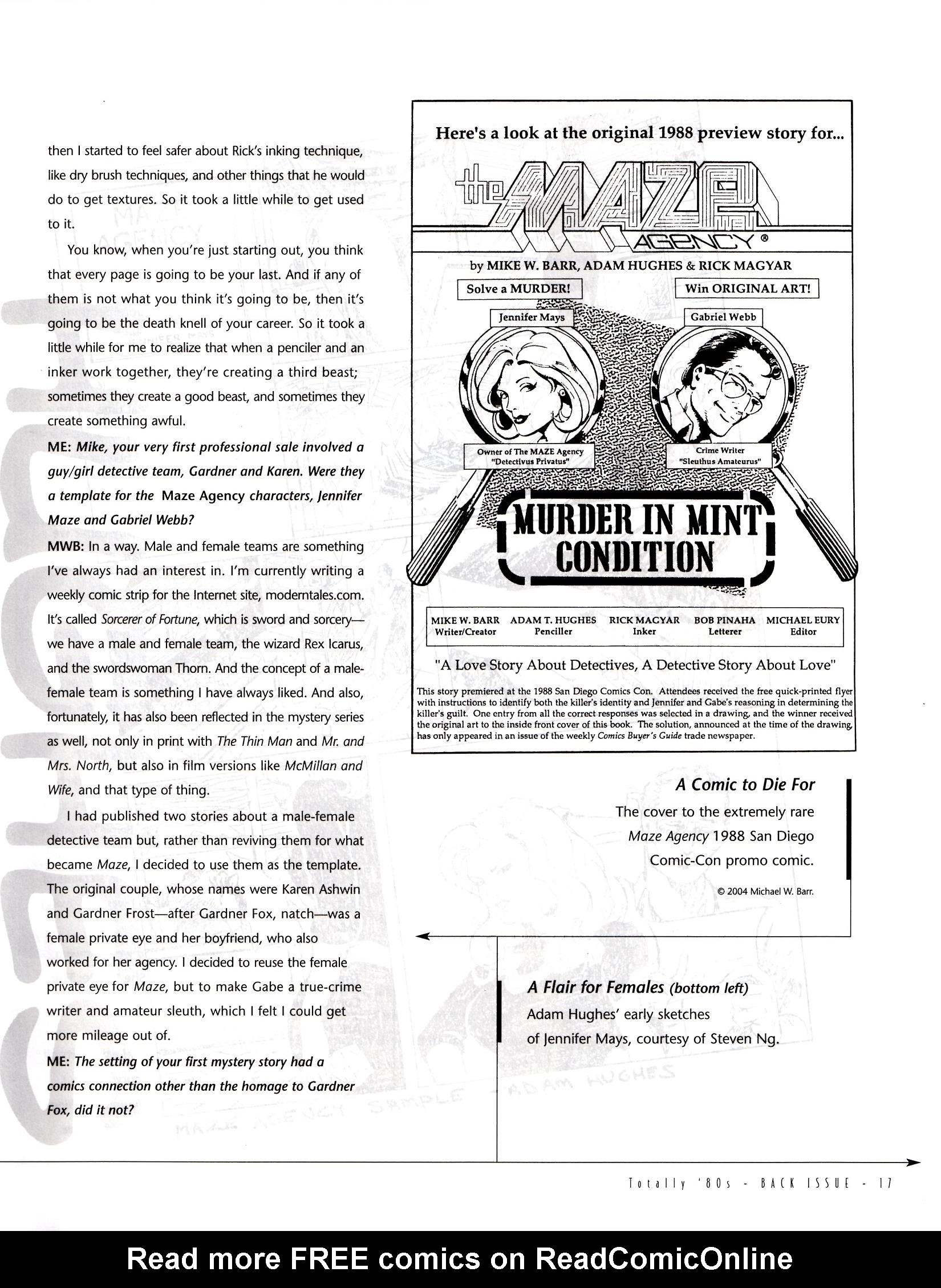 Read online Back Issue comic -  Issue #2 - 19