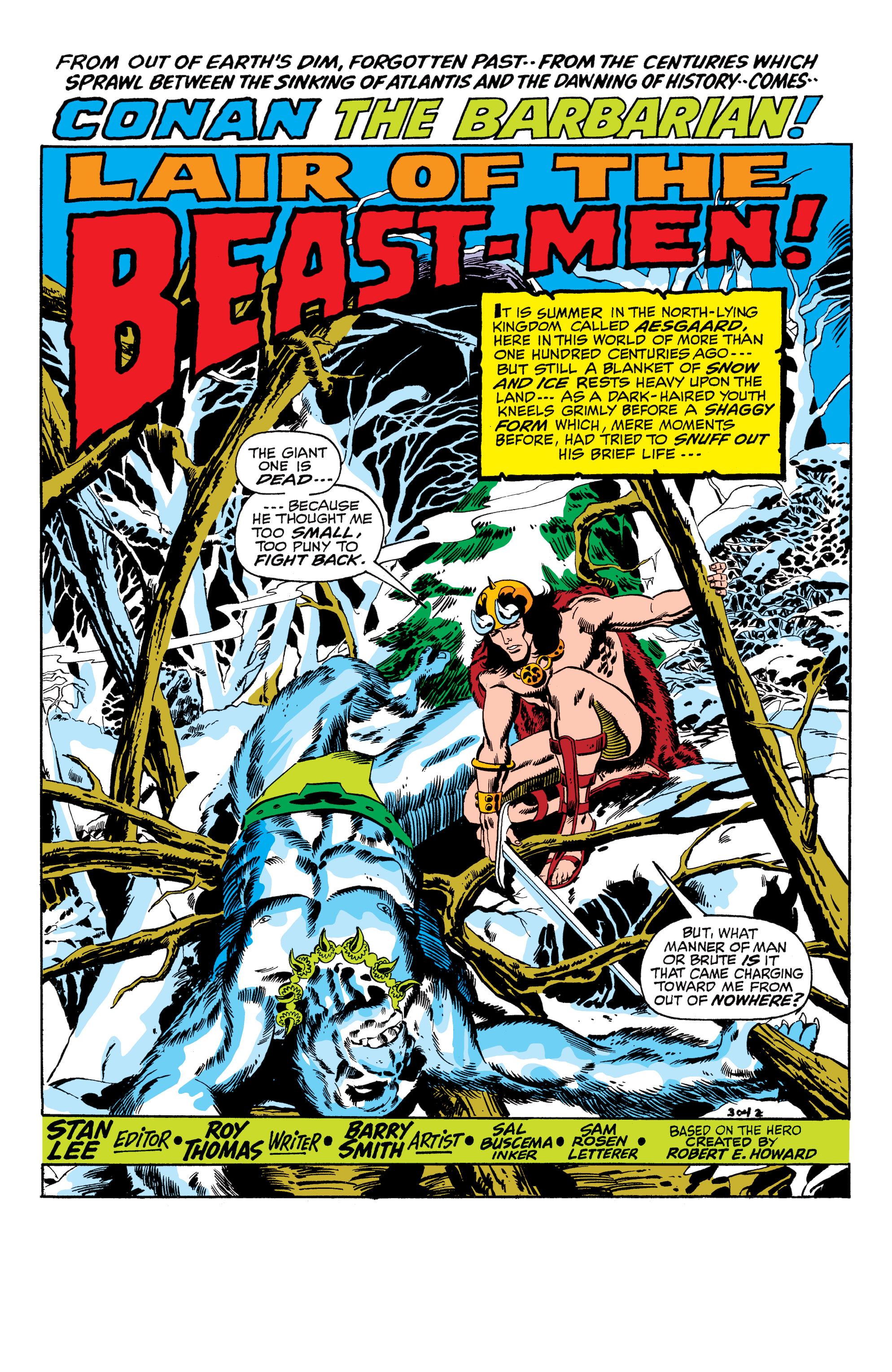 Read online Conan The Barbarian Epic Collection: The Original Marvel Years - The Coming Of Conan comic -  Issue # TPB (Part 1) - 34