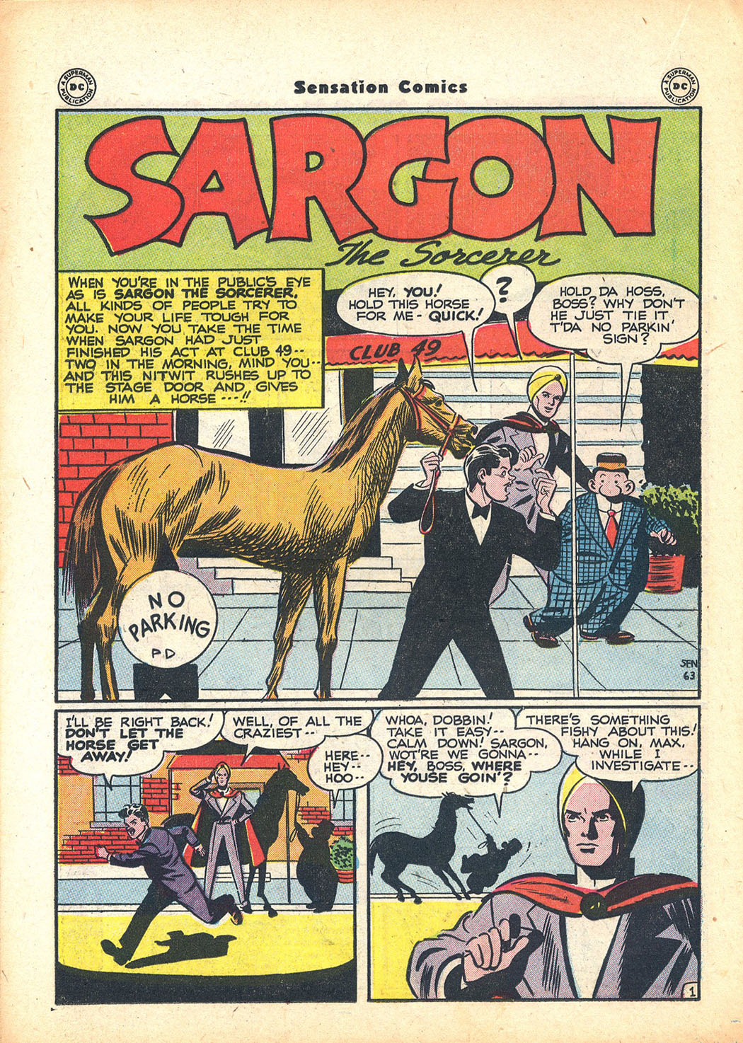 Read online Sensation (Mystery) Comics comic -  Issue #63 - 24