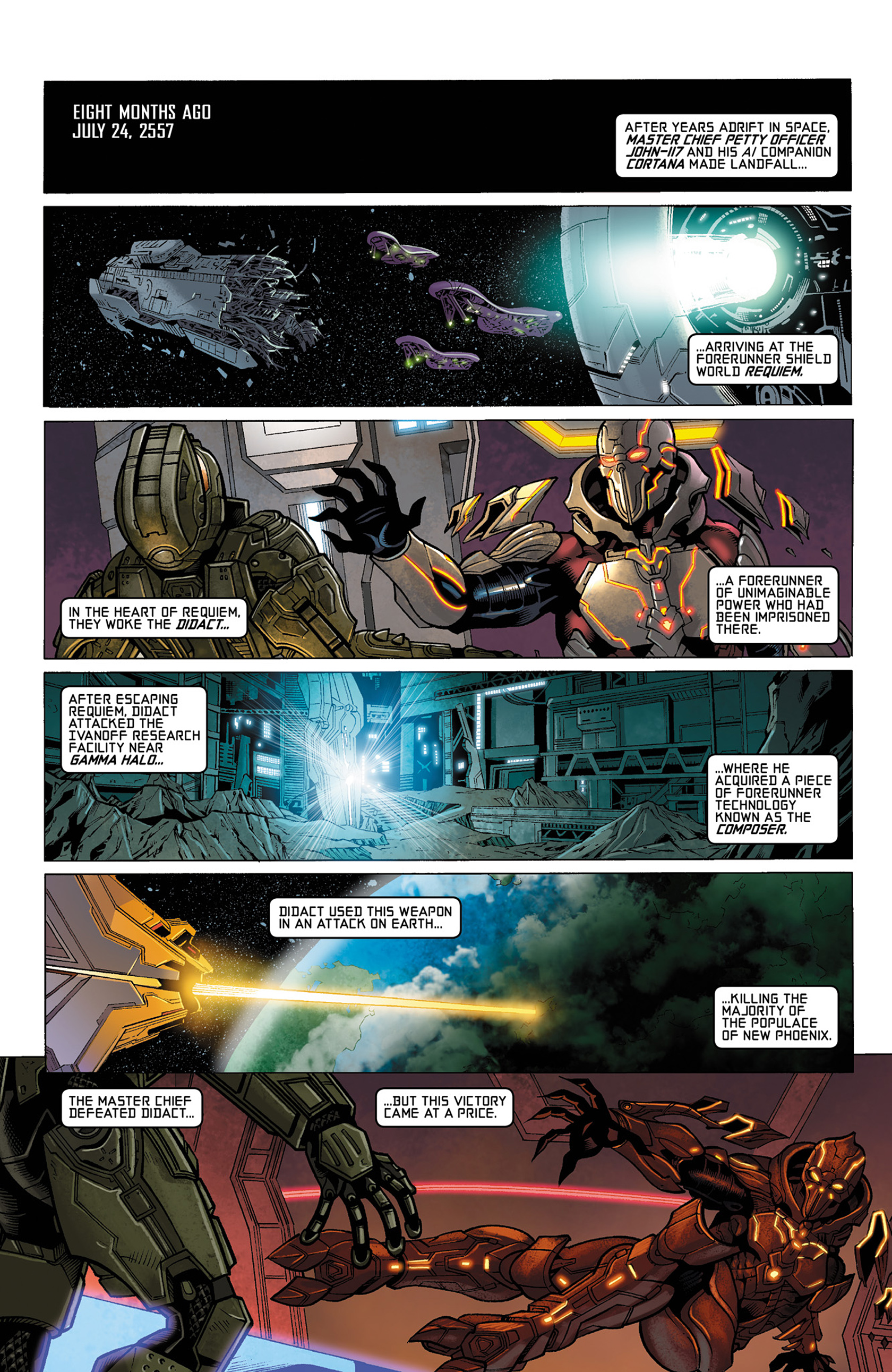 Read online Halo: Escalation comic -  Issue #8 - 3