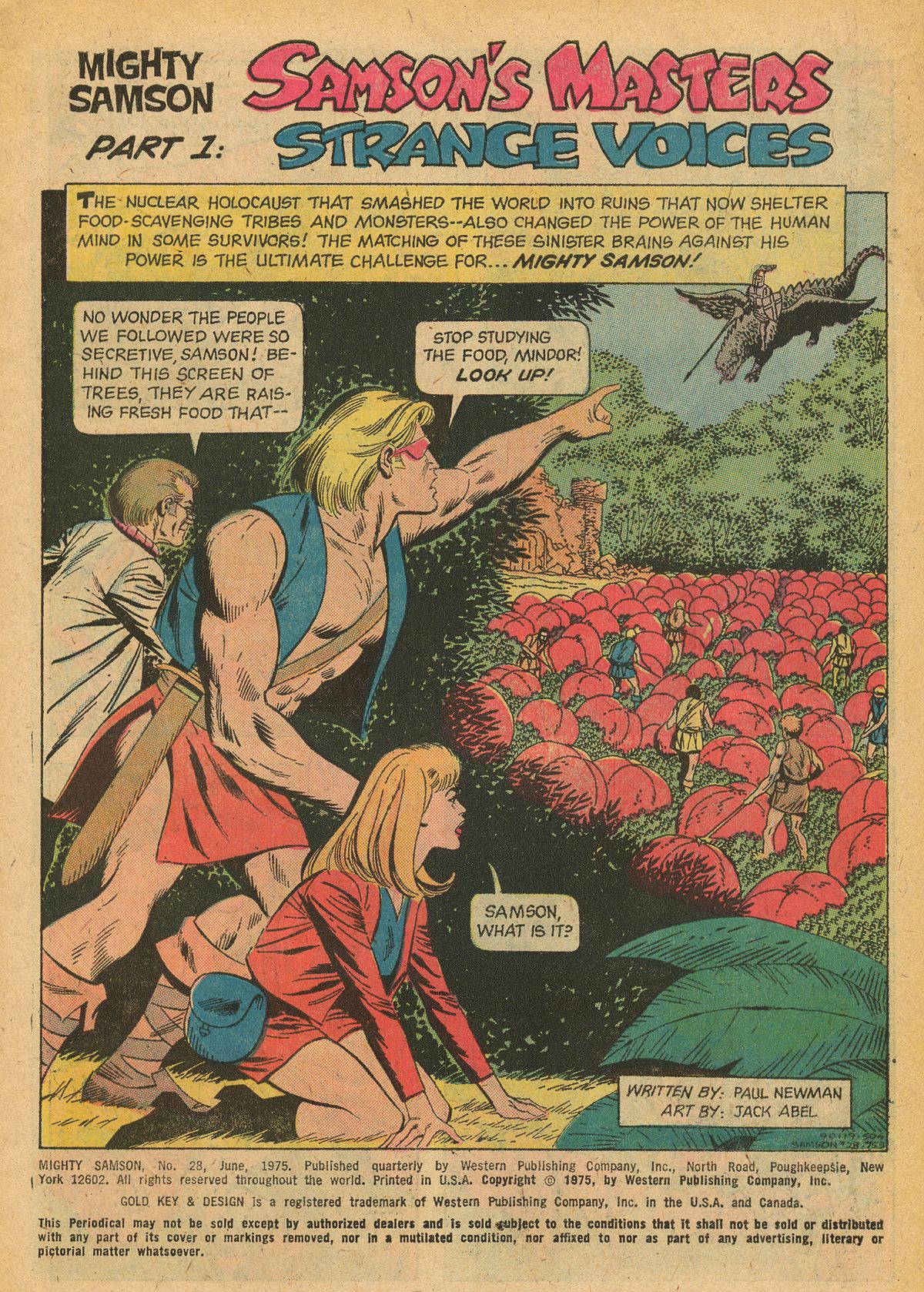 Read online Mighty Samson (1964) comic -  Issue #28 - 3