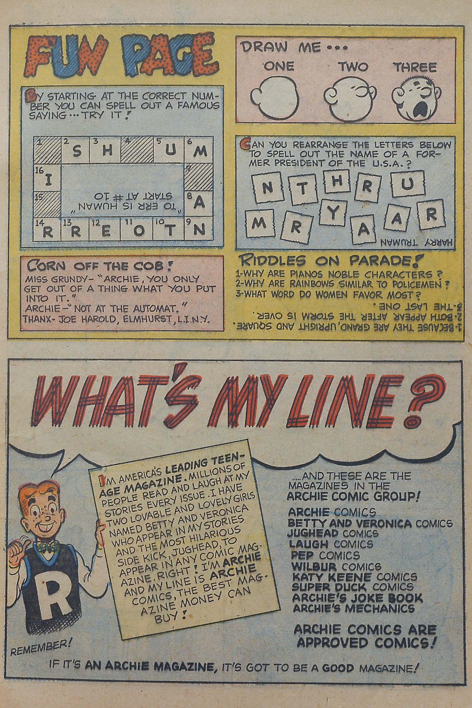 Read online Archie's Pal Jughead Annual comic -  Issue #3 - 15