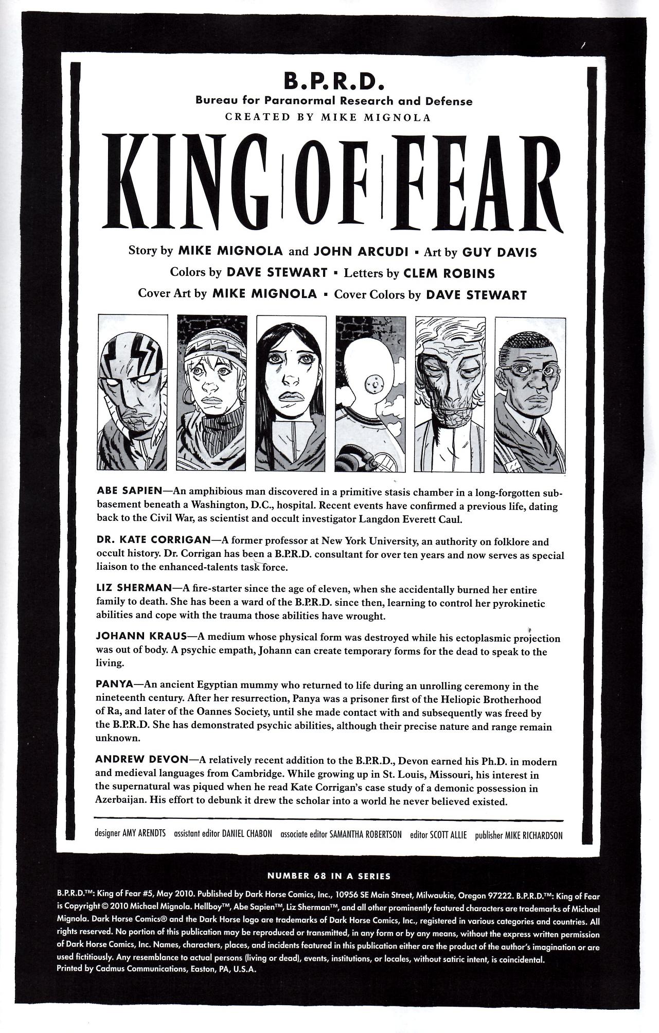 Read online B.P.R.D.: King of Fear comic -  Issue #5 - 2