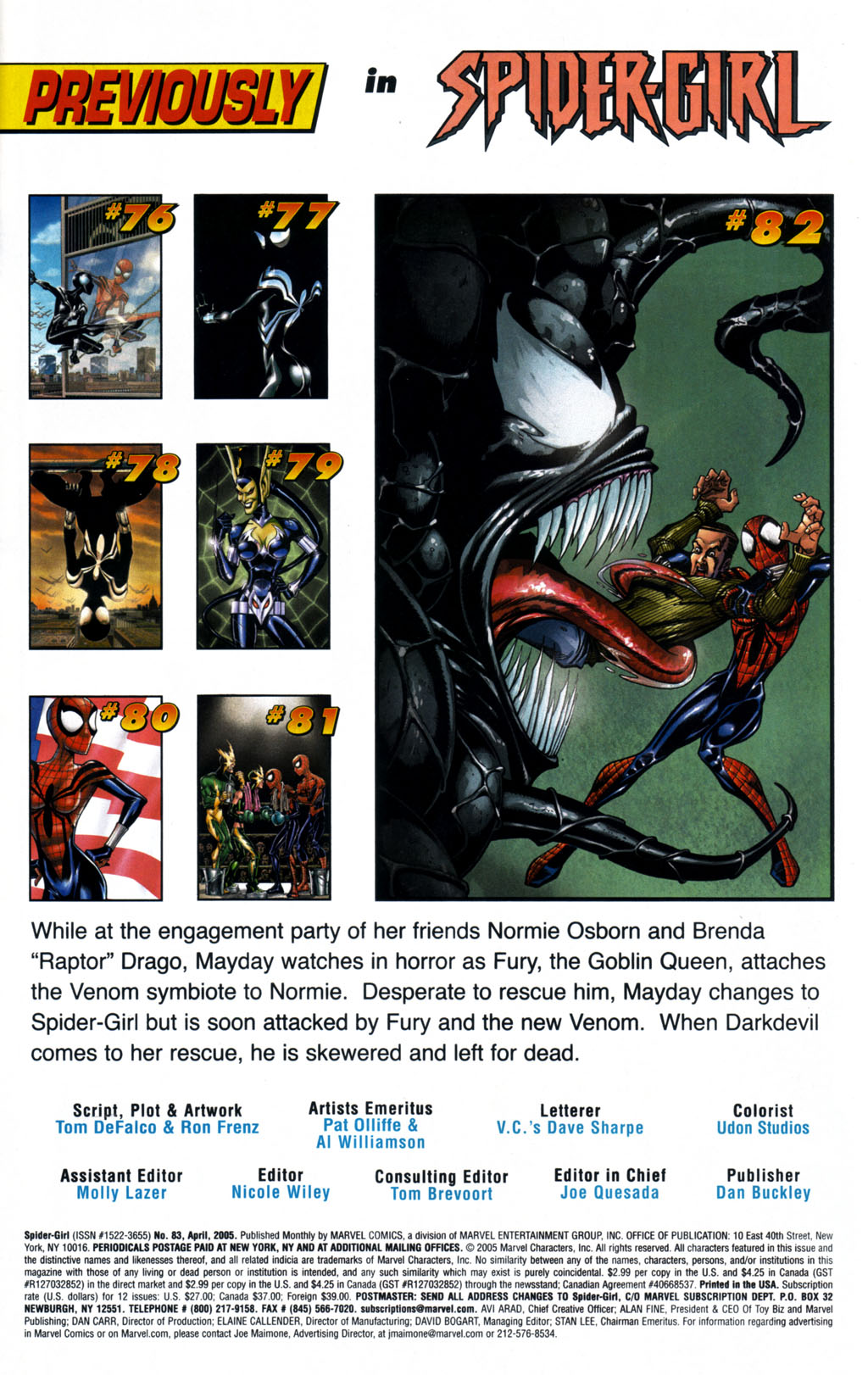 Read online Spider-Girl (1998) comic -  Issue #83 - 2