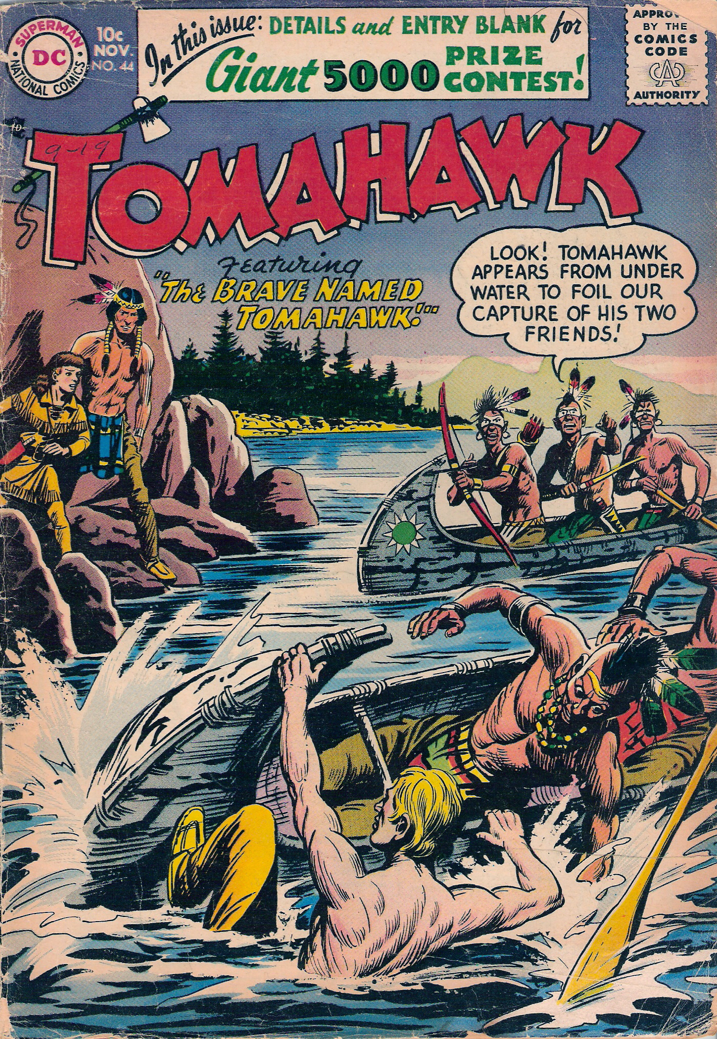 Read online Tomahawk comic -  Issue #44 - 1