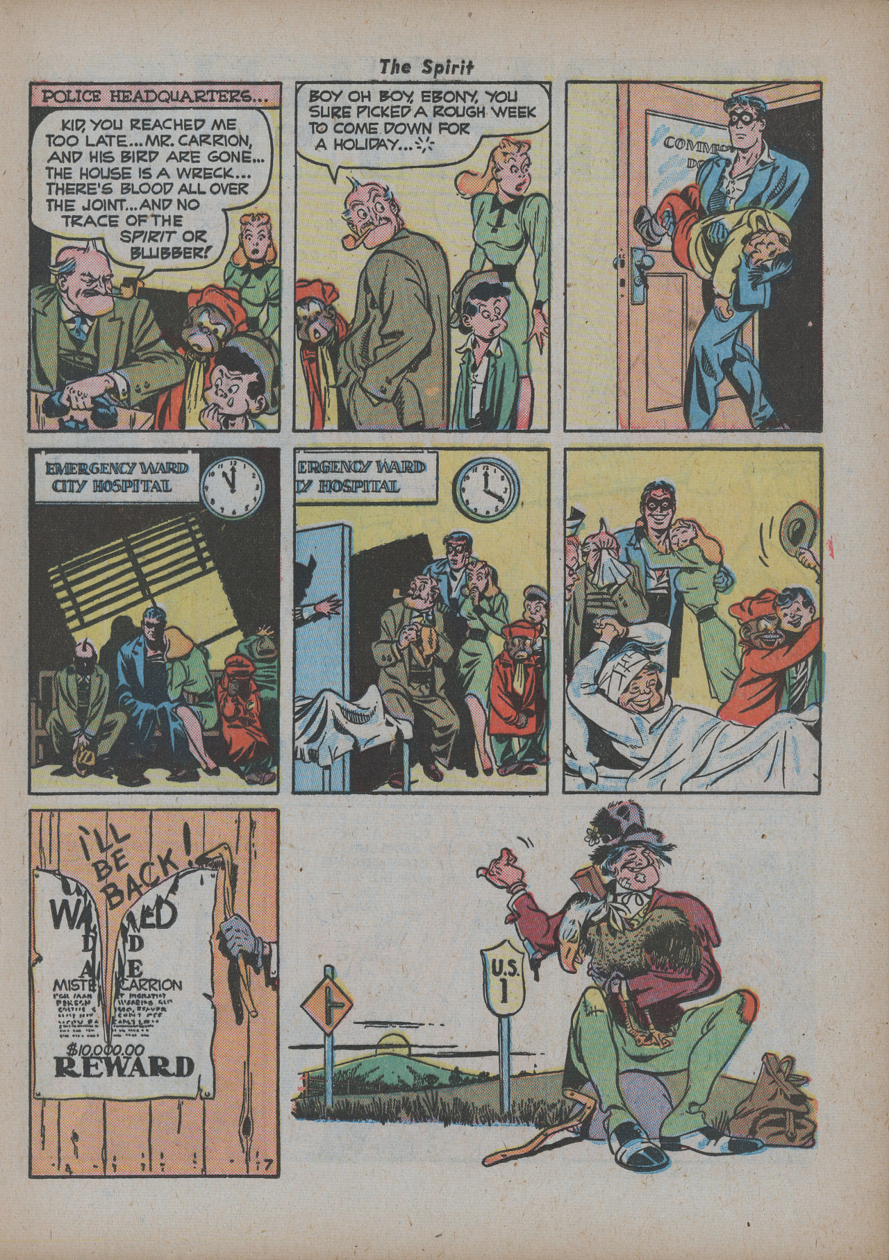 Read online The Spirit (1944) comic -  Issue #19 - 17