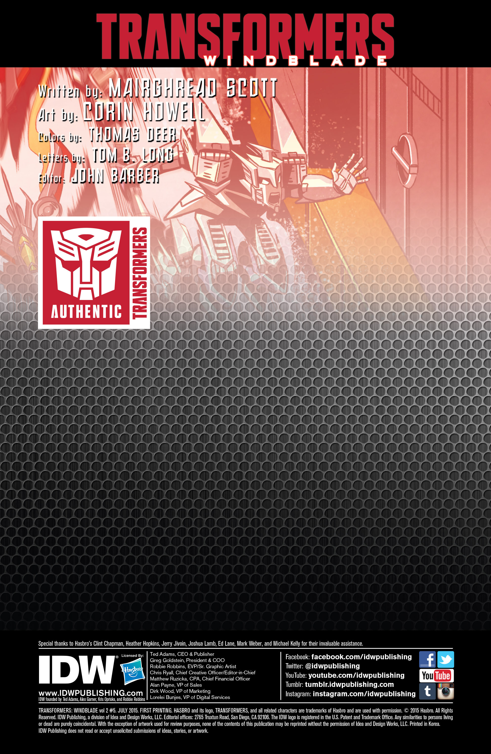 Read online The Transformers: Windblade (2015) comic -  Issue #5 - 4